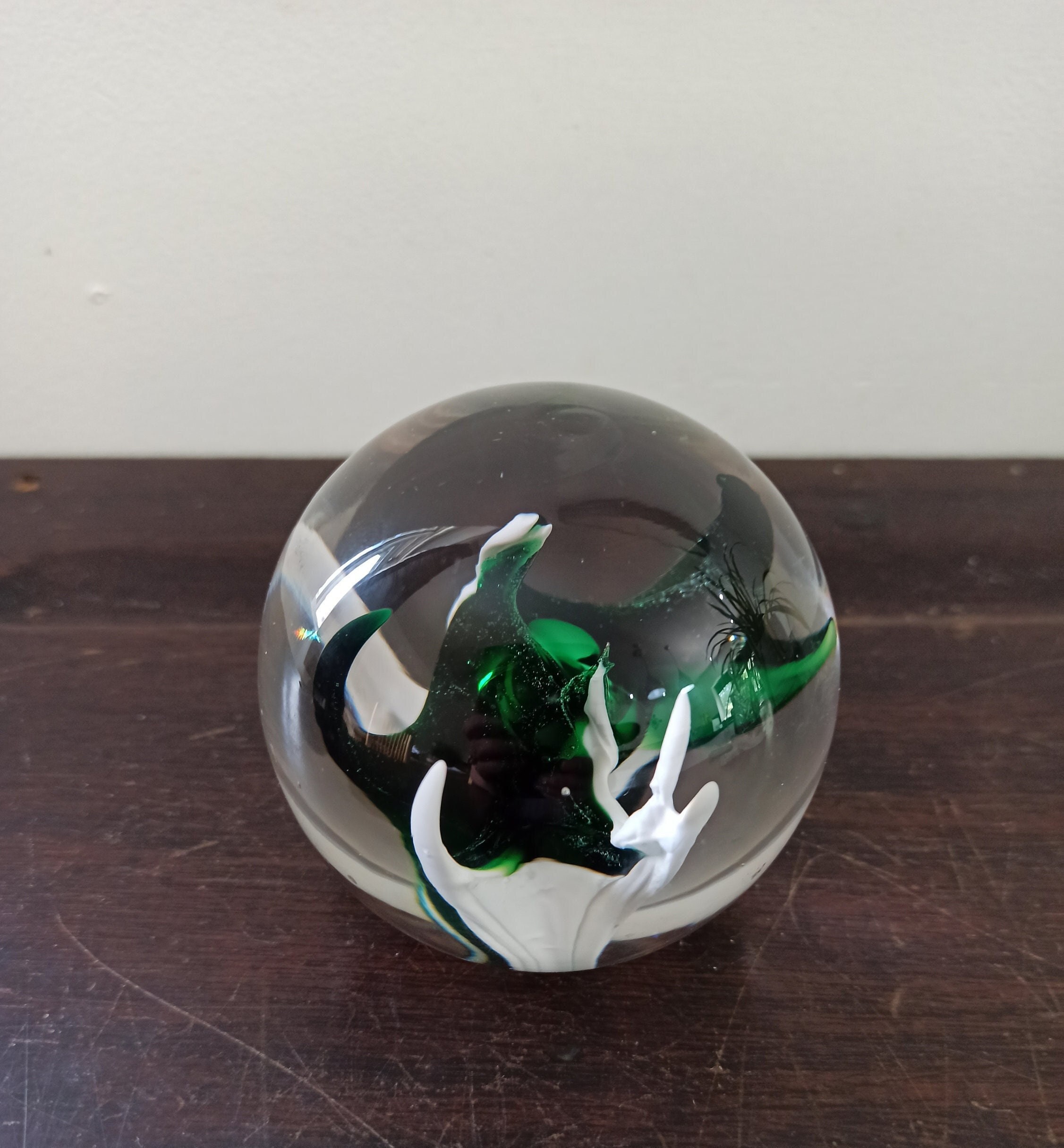 Vintage Wedgwood Glass Paperweight.