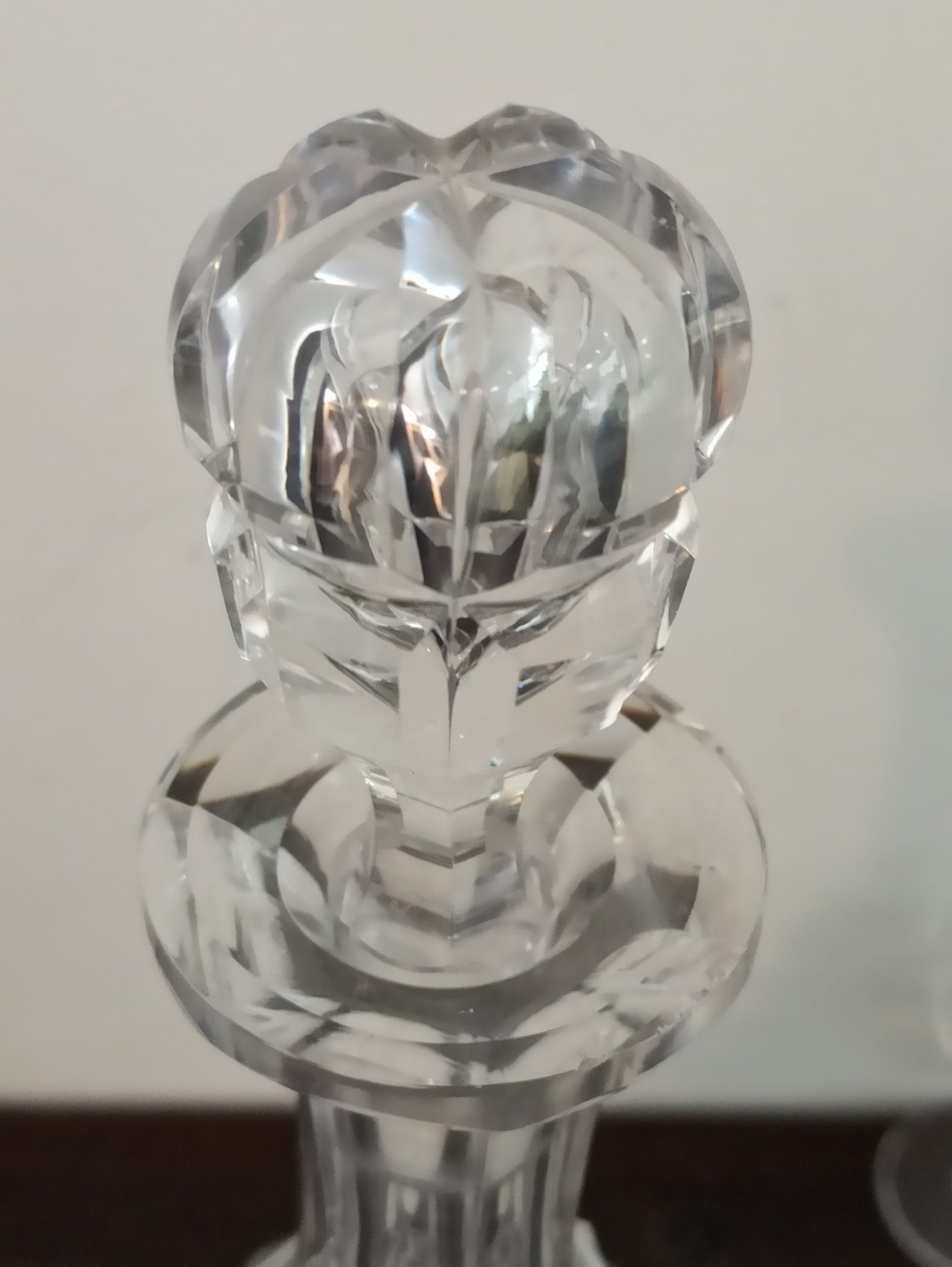 Vintage Glass Decanter And 3 Royal Doulton Lead Crystal Liqueur / Shot Glasses. - Image 4