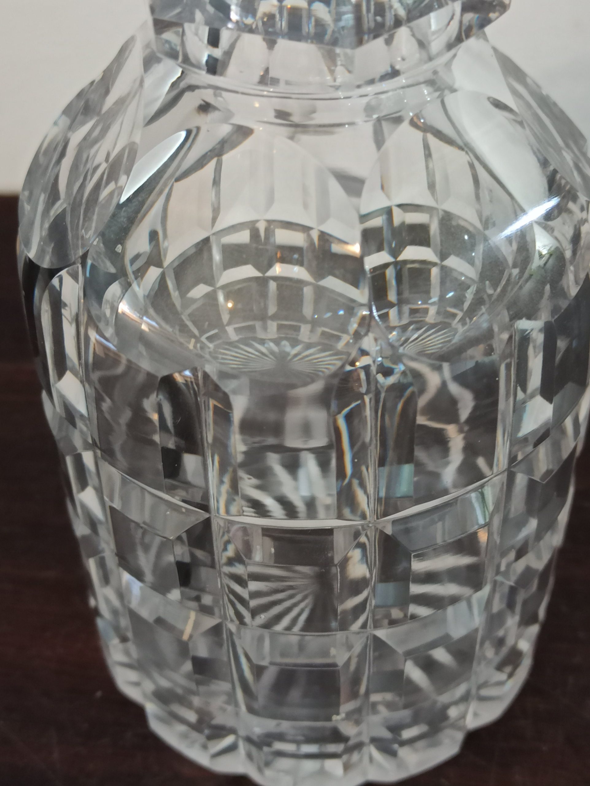 Vintage Glass Decanter And 3 Royal Doulton Lead Crystal Liqueur / Shot Glasses. - Image 6