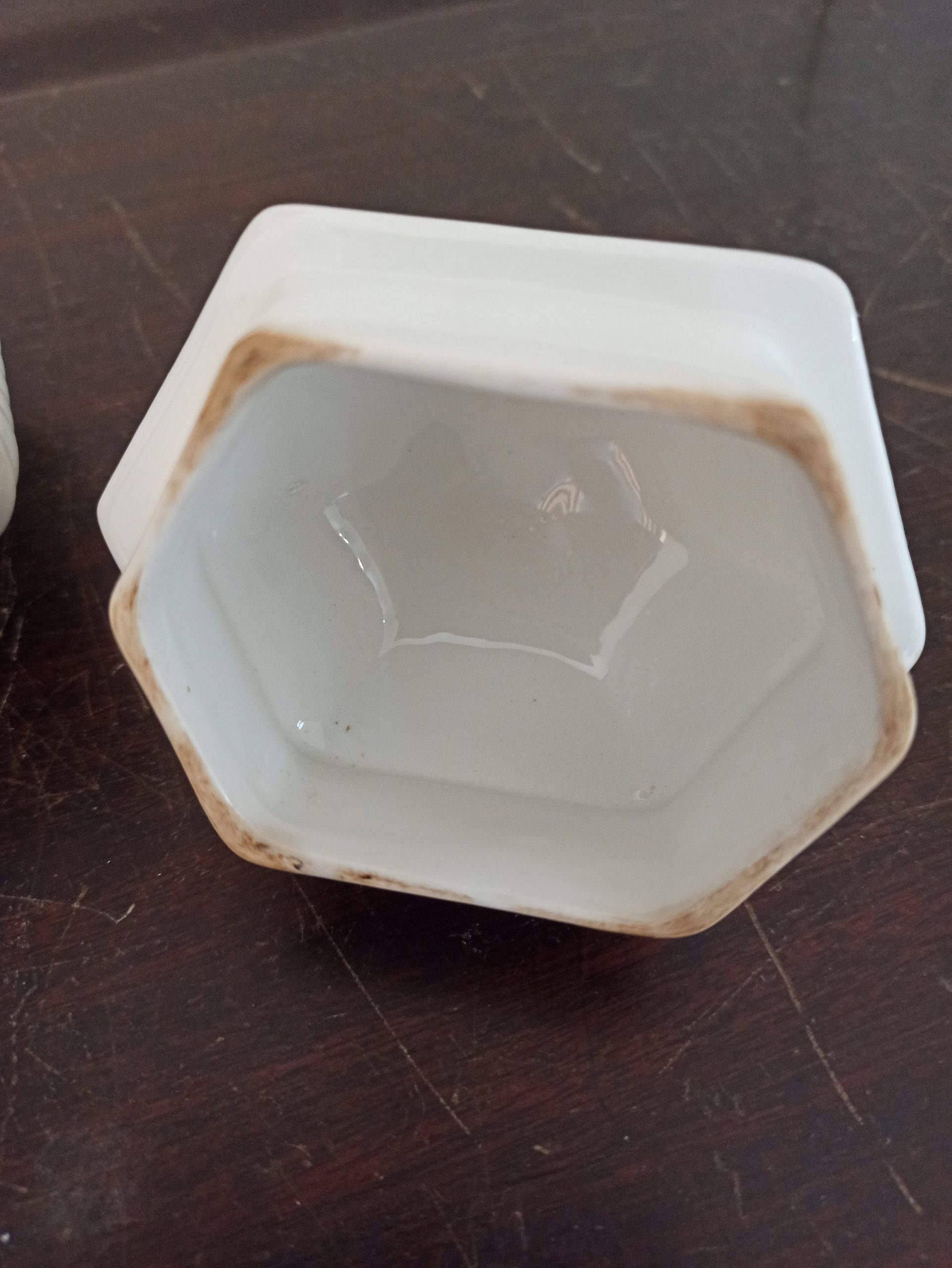 Vintage Lidded Sugar Bowl. Wm Adams. Minuet. - Image 6