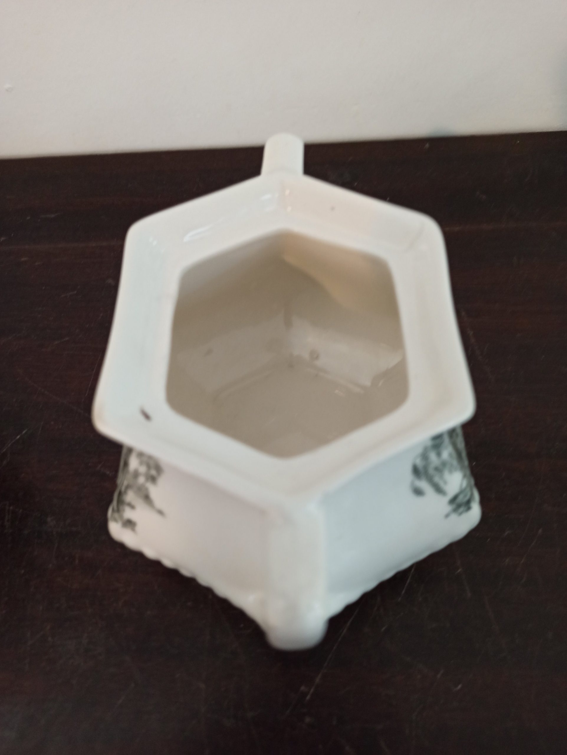 Vintage Lidded Sugar Bowl. Wm Adams. Minuet. - Image 5