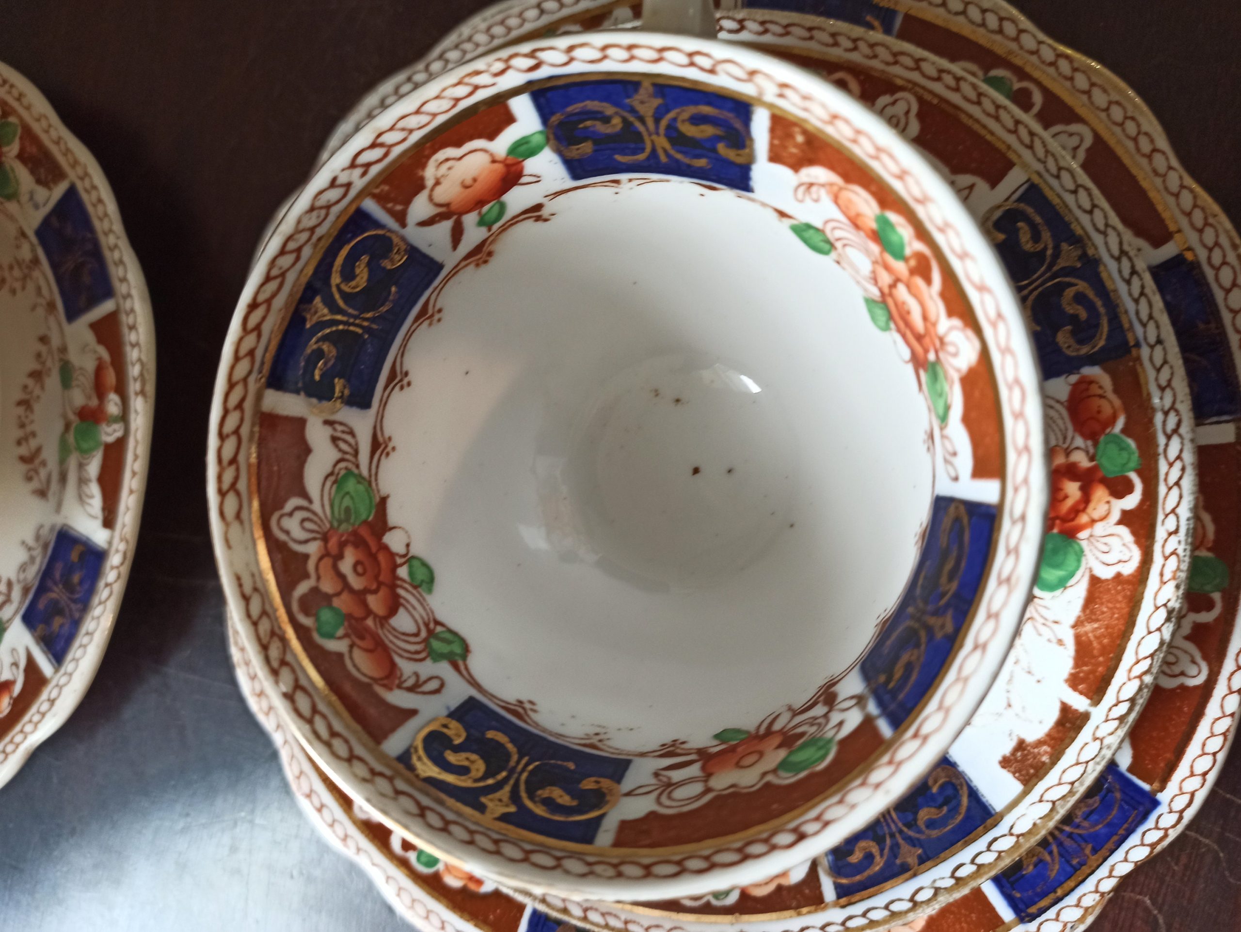 Vintage Imari Style Teaset. Doric China. 1924 - 1935. Acceptable Condition. - Image 6
