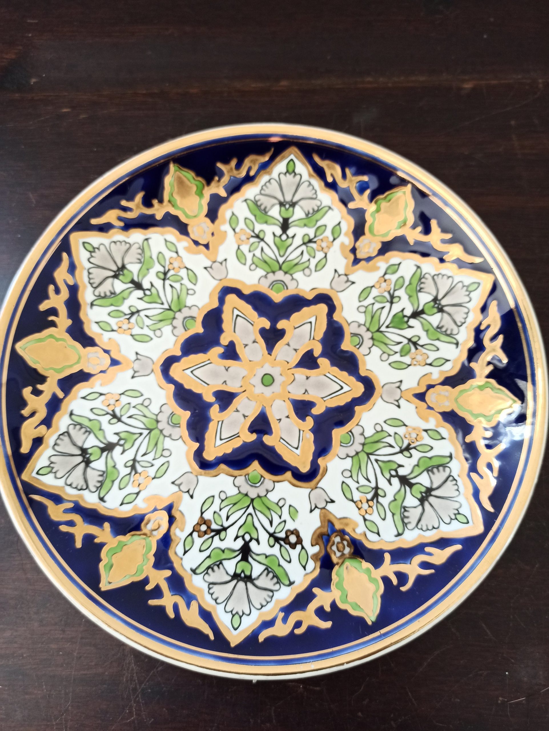 Vintage Greek Wall Plate. Hand Painted by Pandora Ceramics. - Image 2