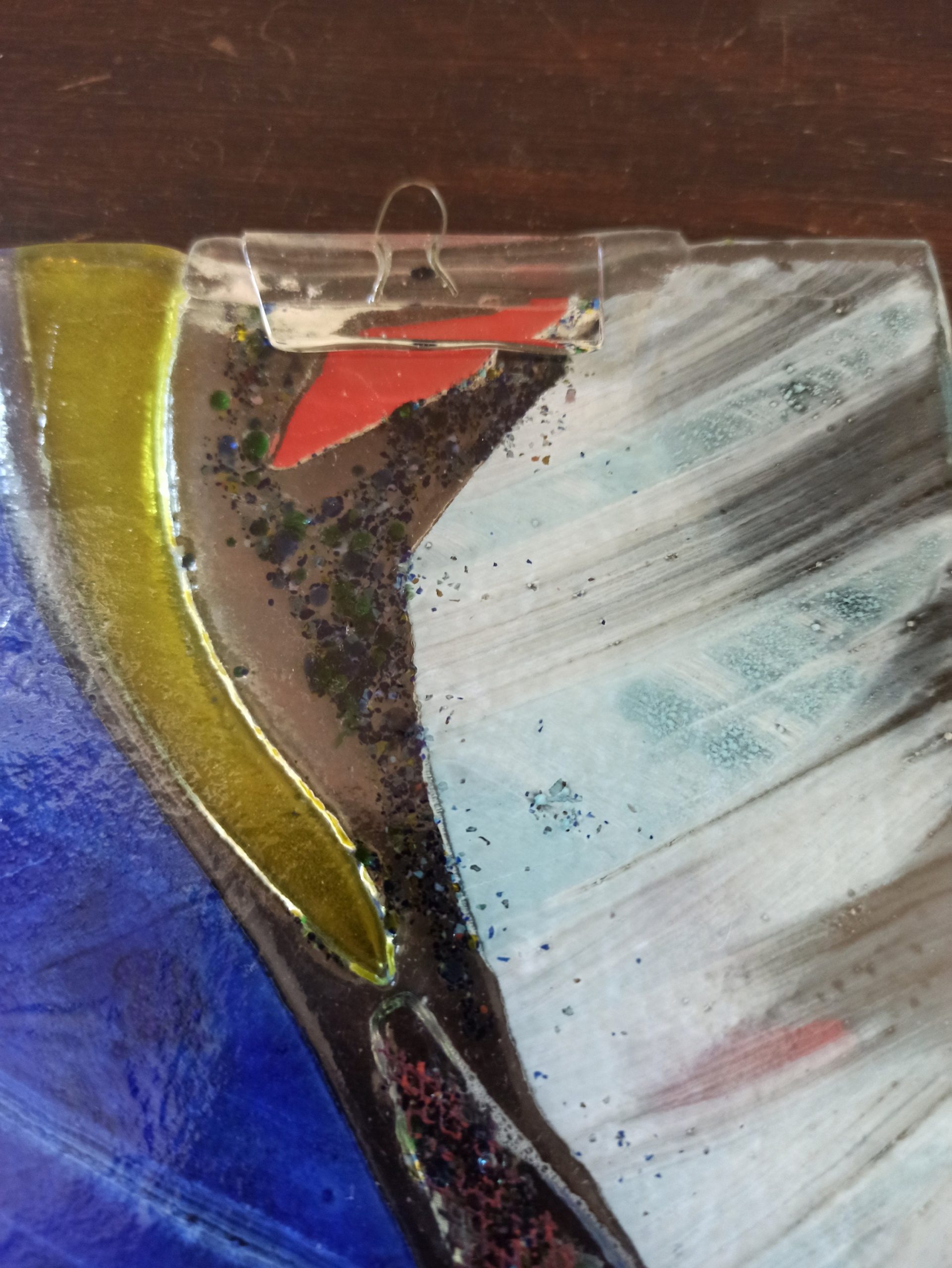 A Pair of Retro Abstract Art Glass. Very Good Condition. - Image 8