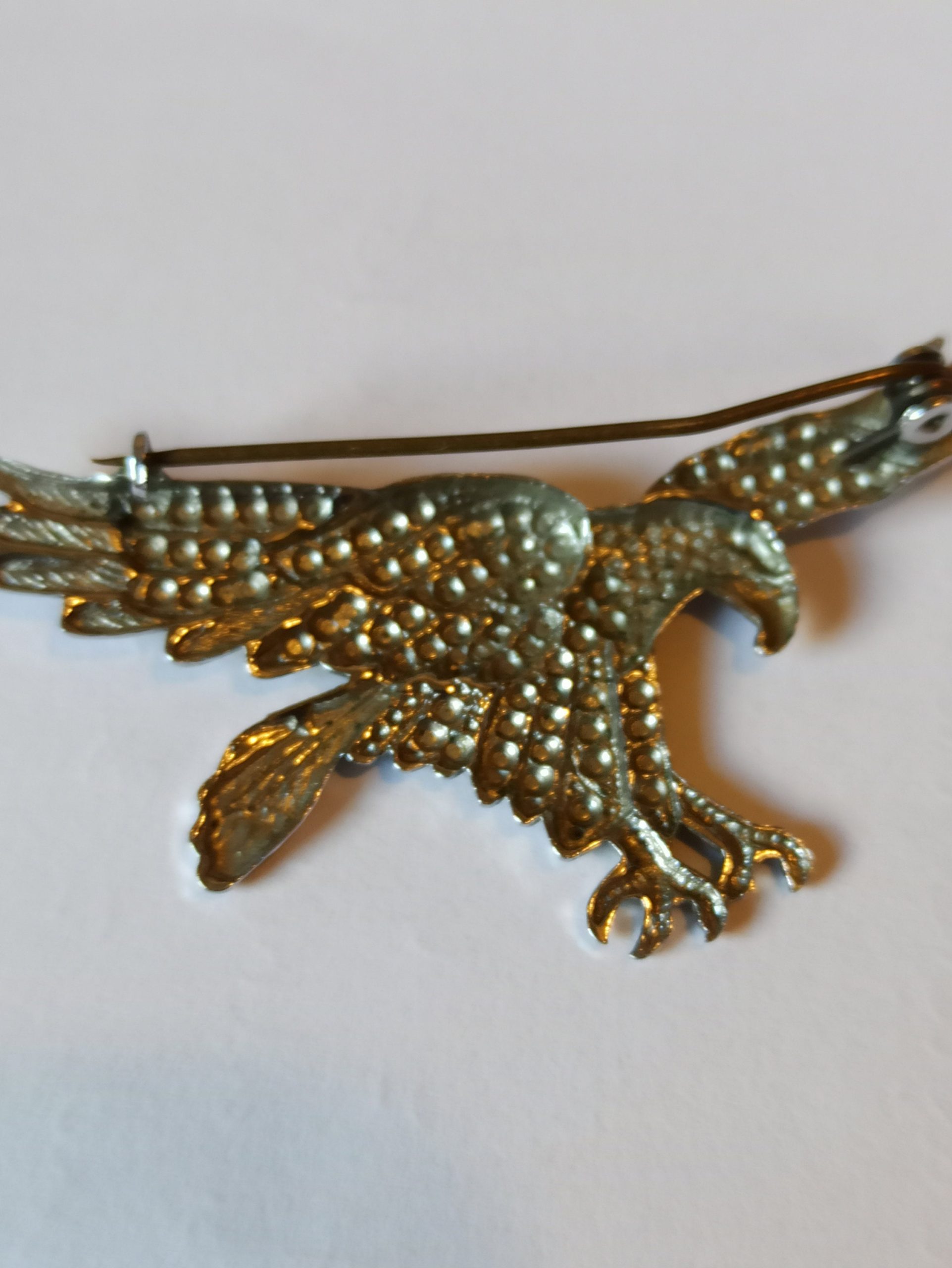 Vintage Marcasite Bird Of Prey Brooch. - Image 7