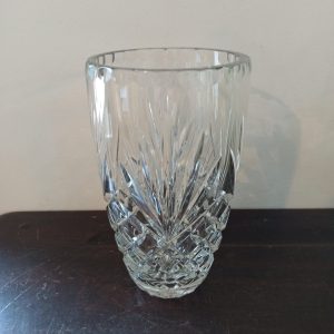 Vintage Glass Lead Crystal Vase. Very Good Condition.