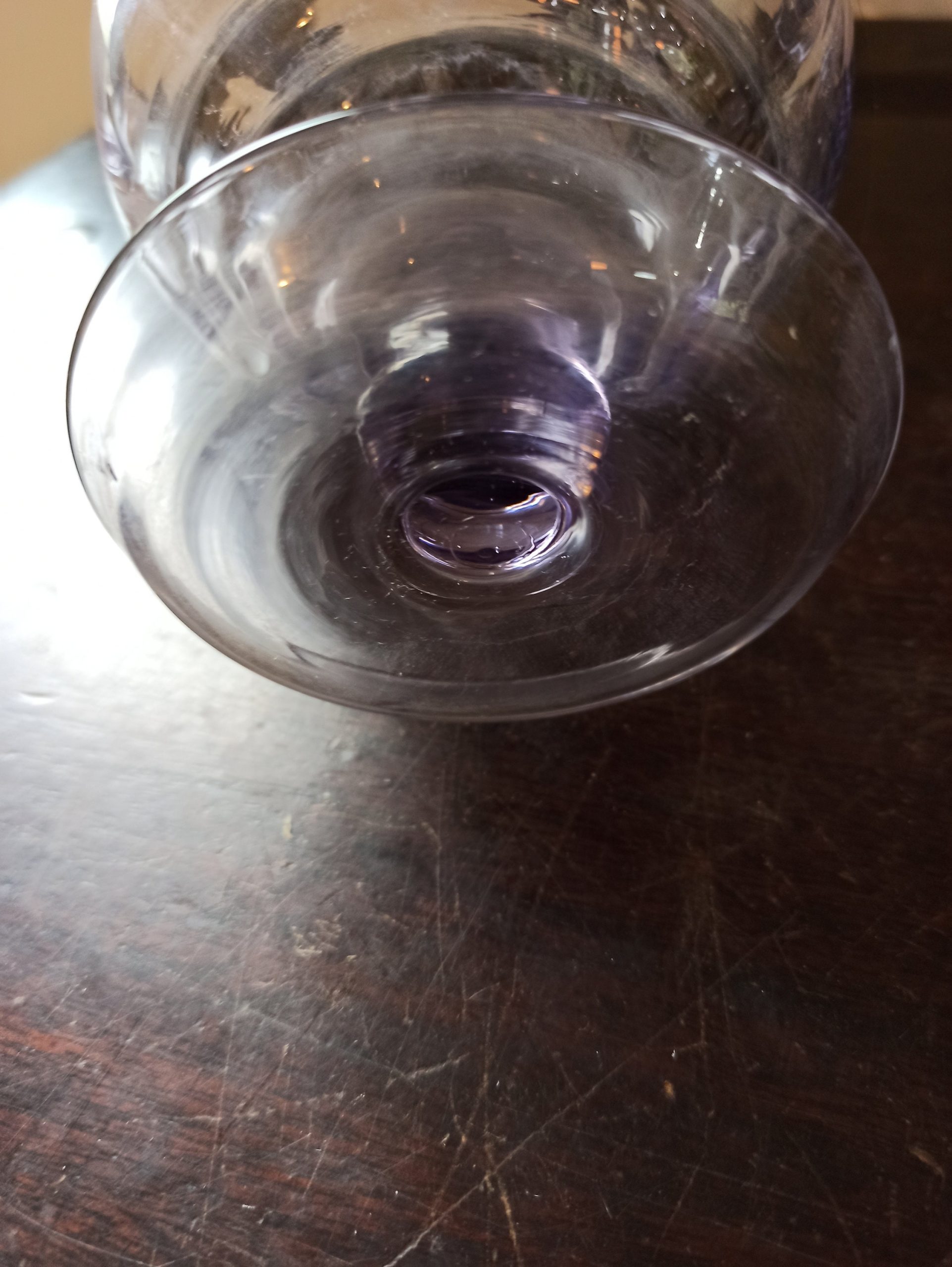 Vintage Purple Pedestal Glass Fruit Dishes. Good Condition. - Image 7