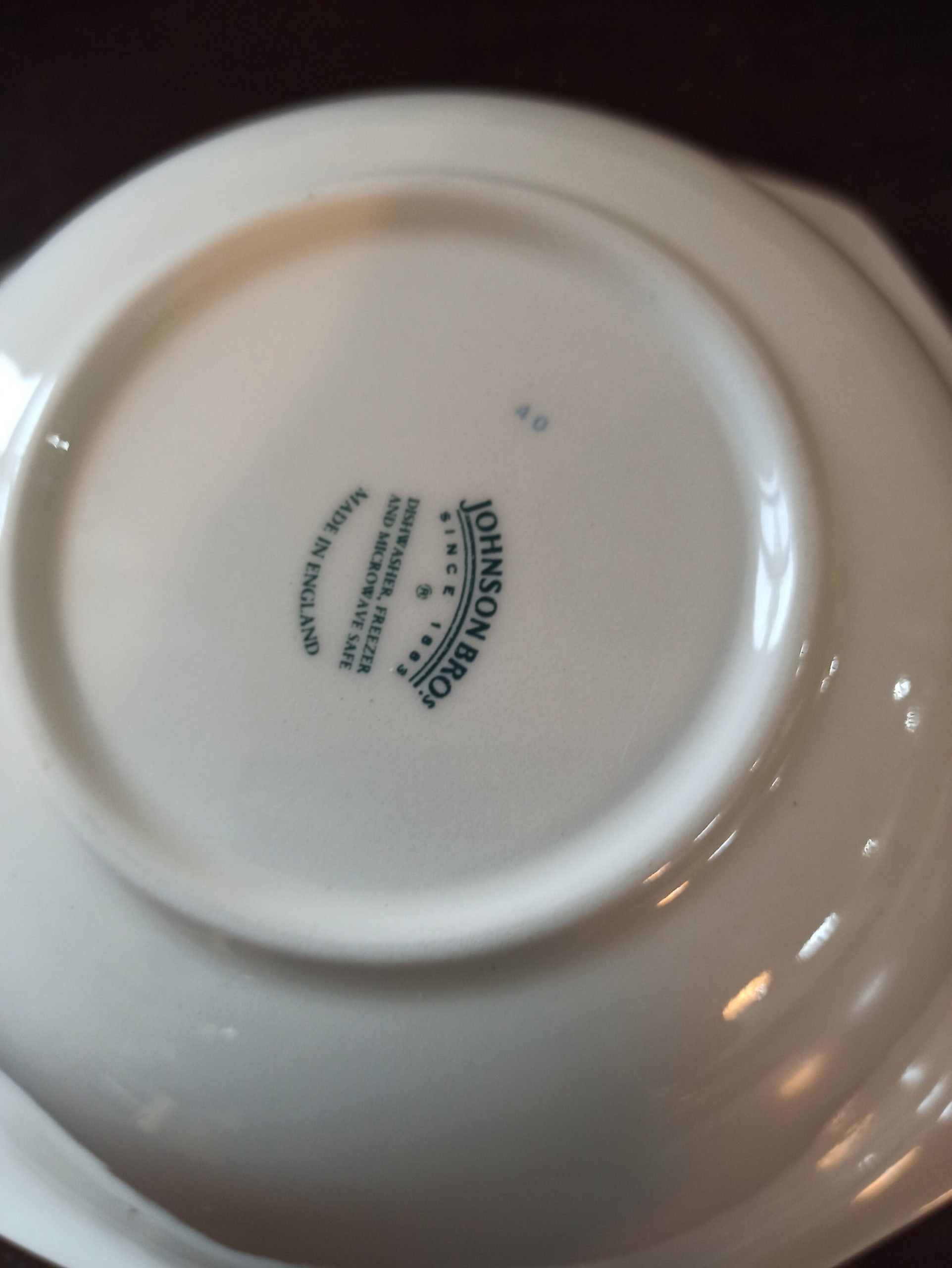 A trio of Johnson Brothers Dessert Dishes. - Image 6