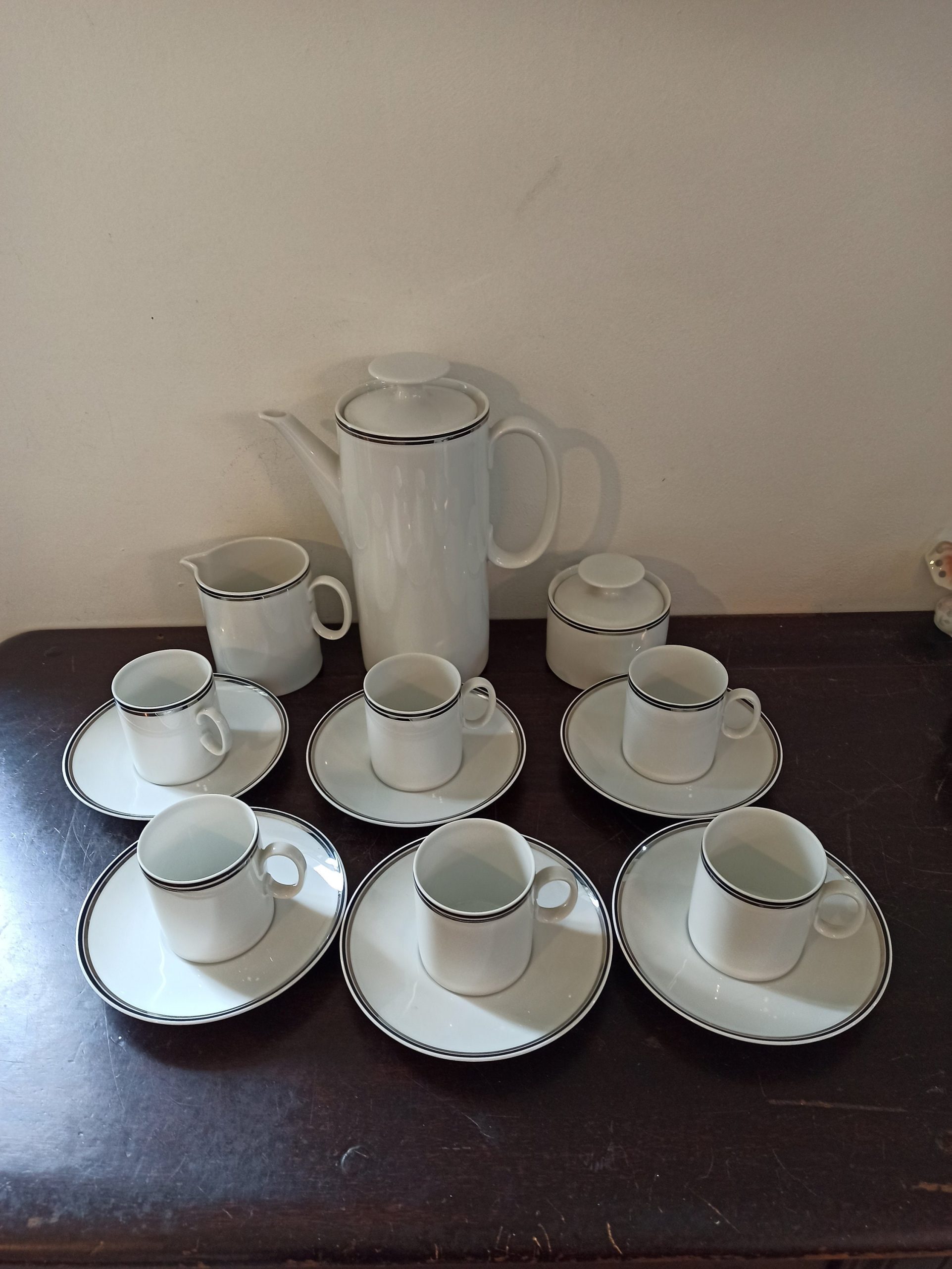 15 Piece Coffee Set. Made by Thomas of Germany. Excellent Condition.