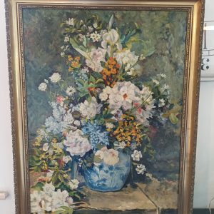 Spring Bouquet, Renoir. Copy By R.E Ford. Very Good Condtion.