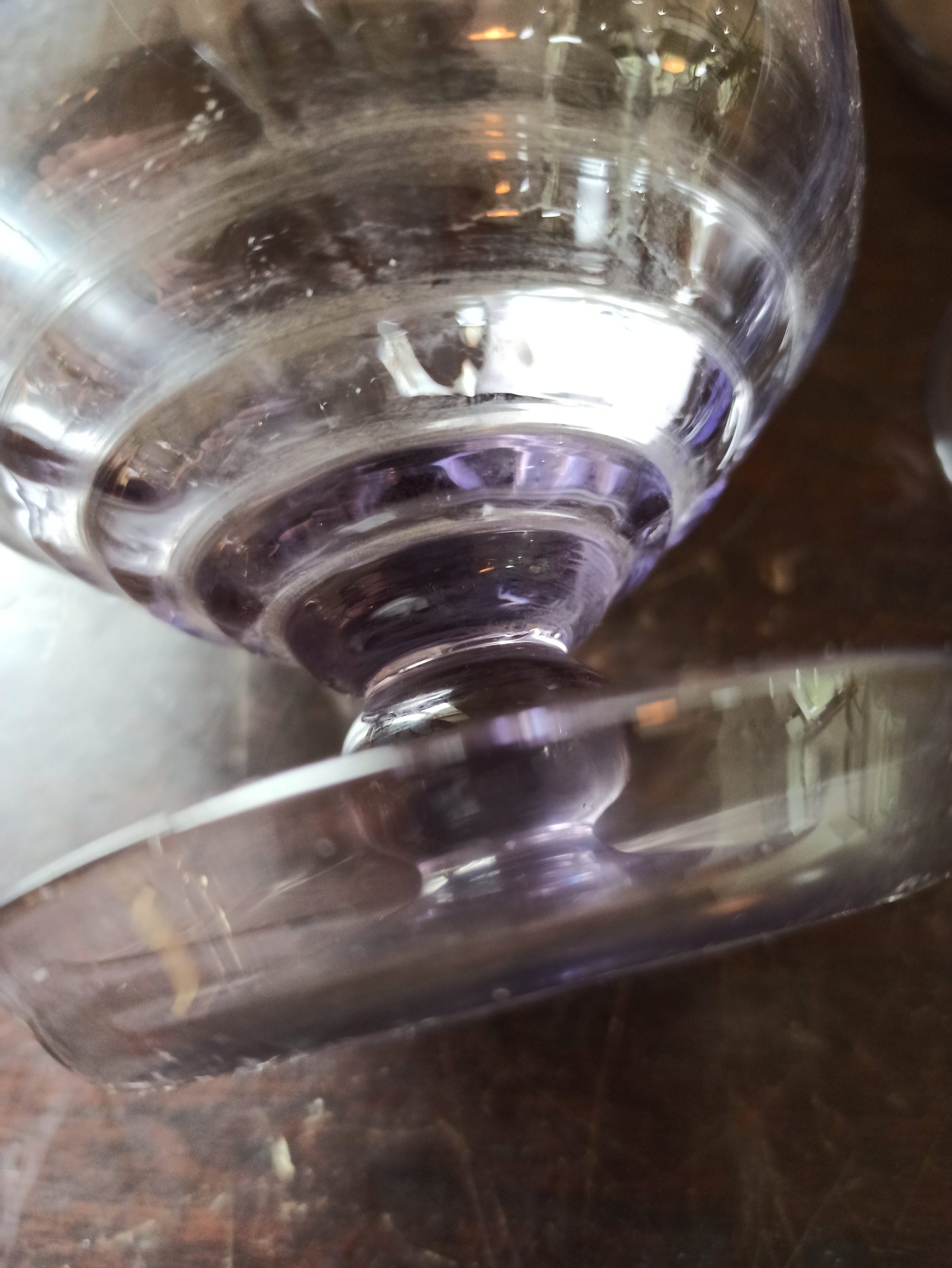 Vintage Purple Pedestal Glass Fruit Dishes. Good Condition. - Image 6