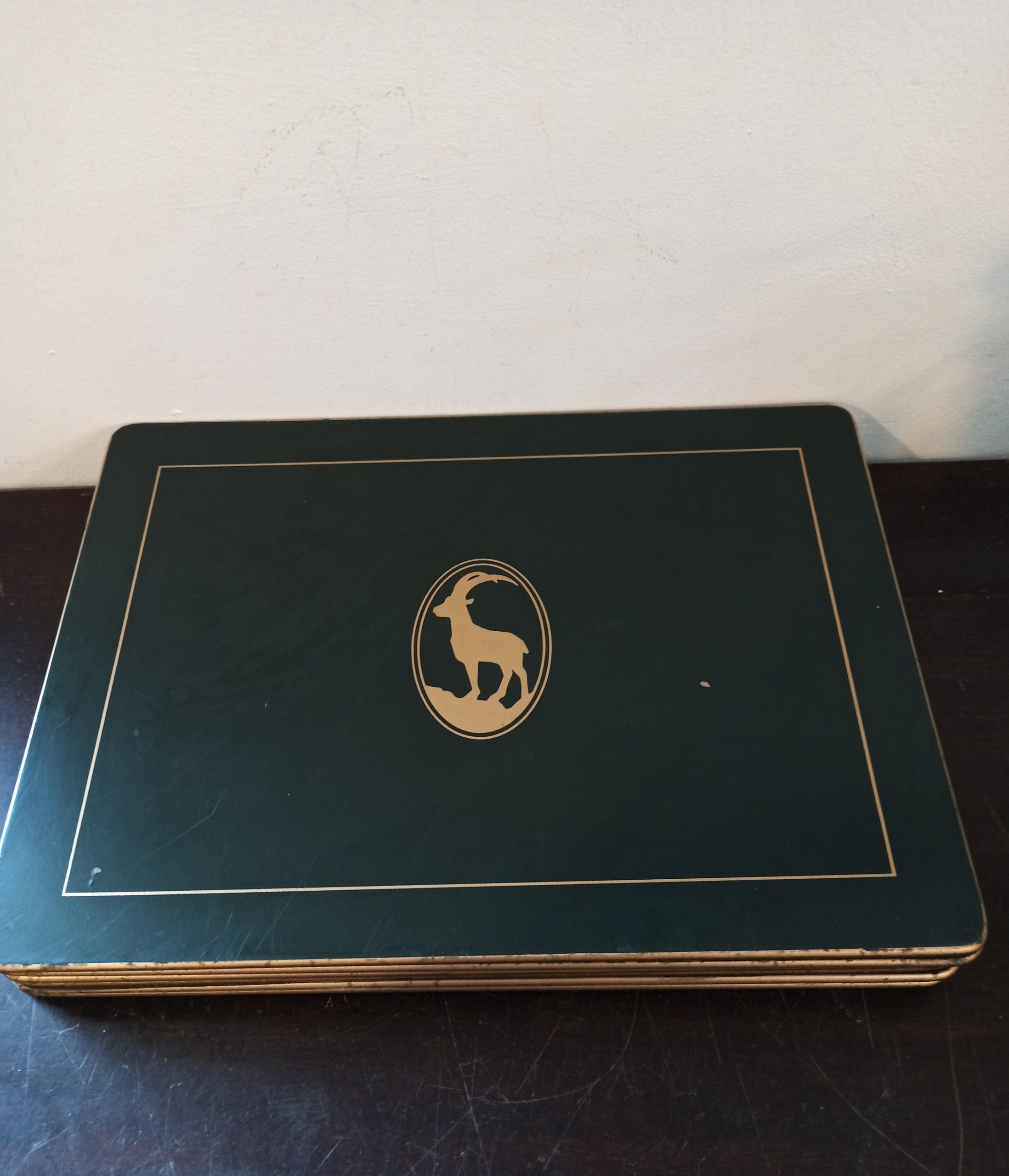6 Vintage Scottish Dinner Place Mats.