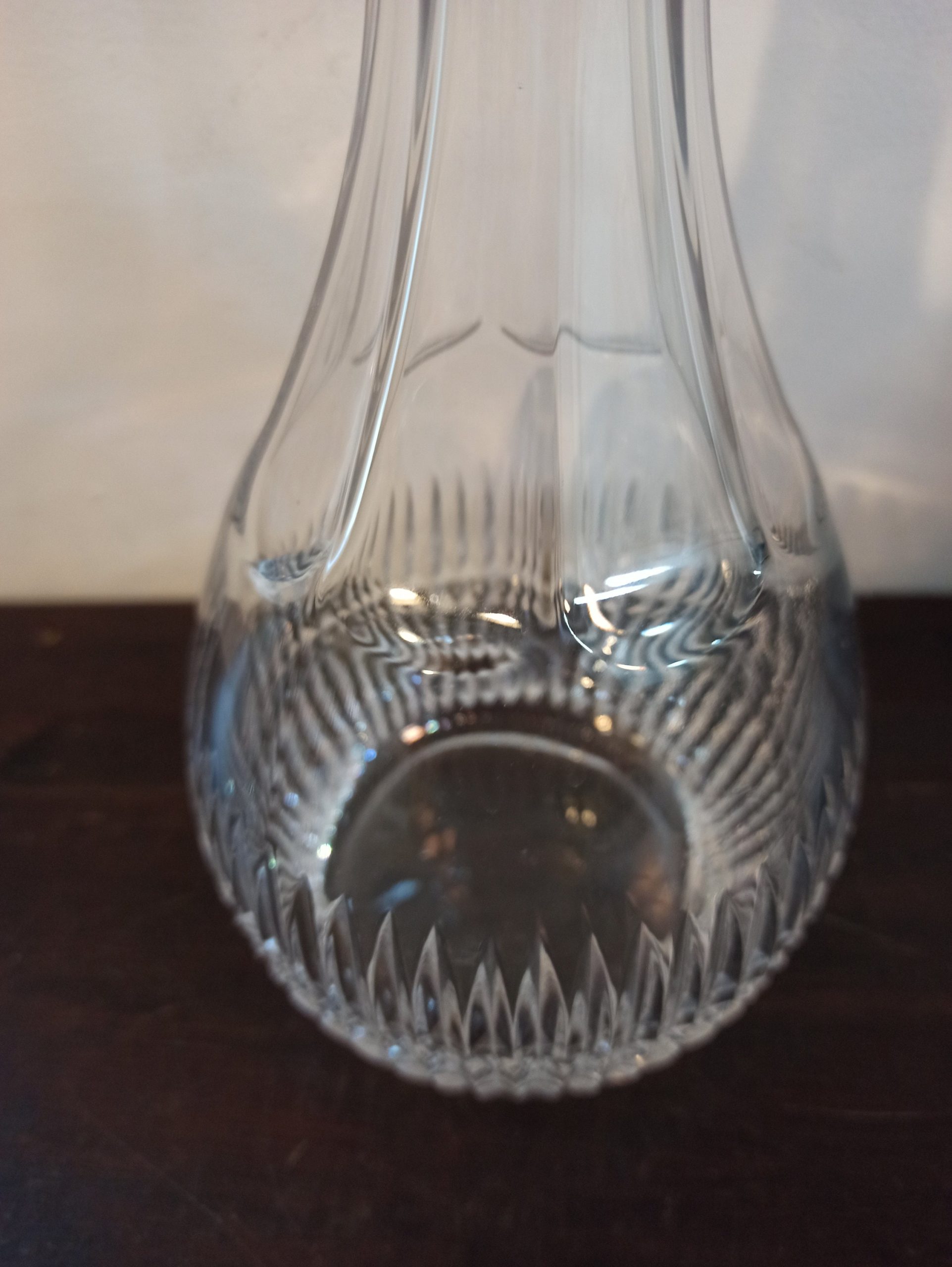 Vintage Tall Glass Decanter With Stopper. Excellent Condition. - Image 3