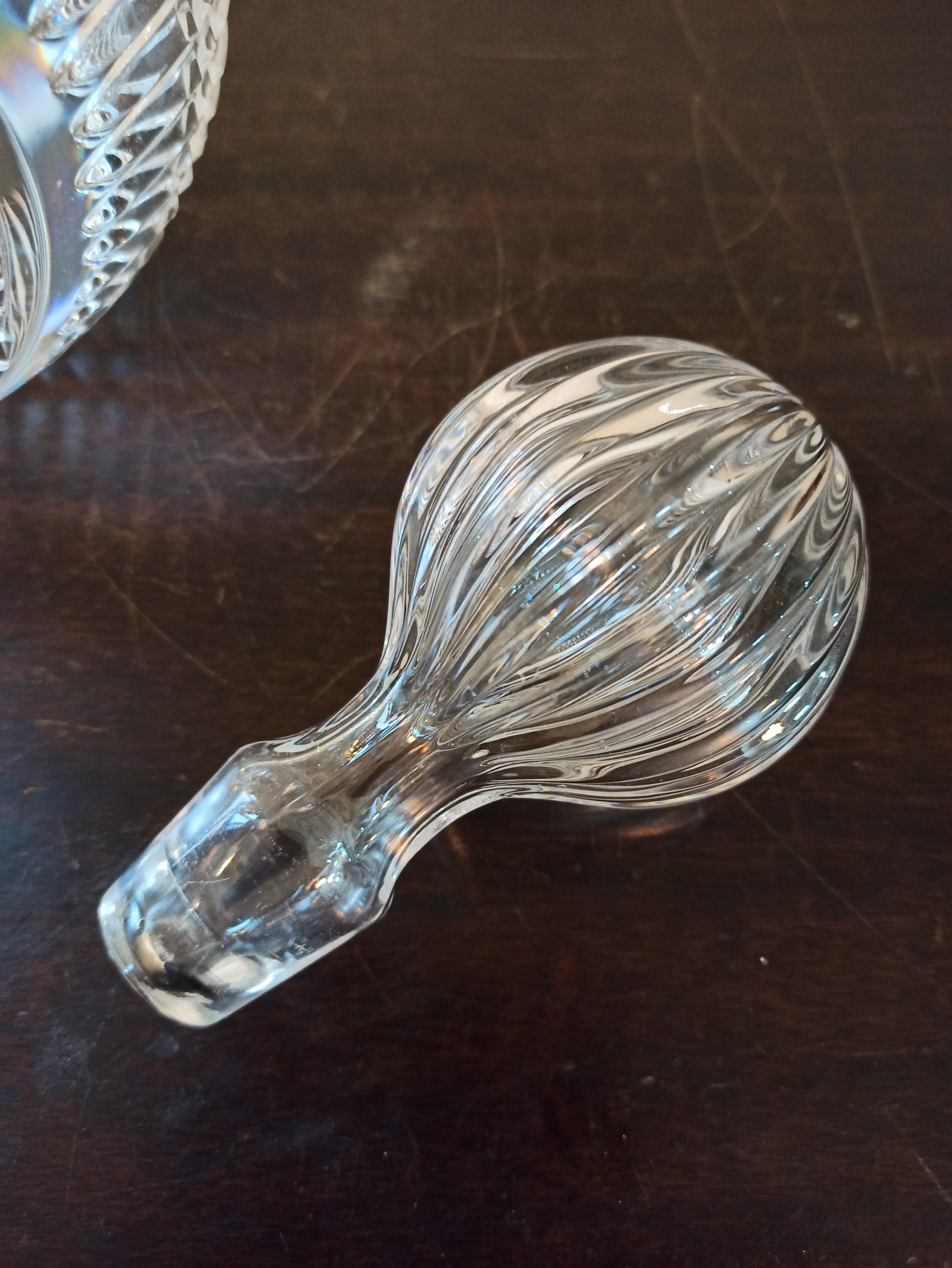 Vintage Tall Glass Decanter With Stopper. Excellent Condition. - Image 10