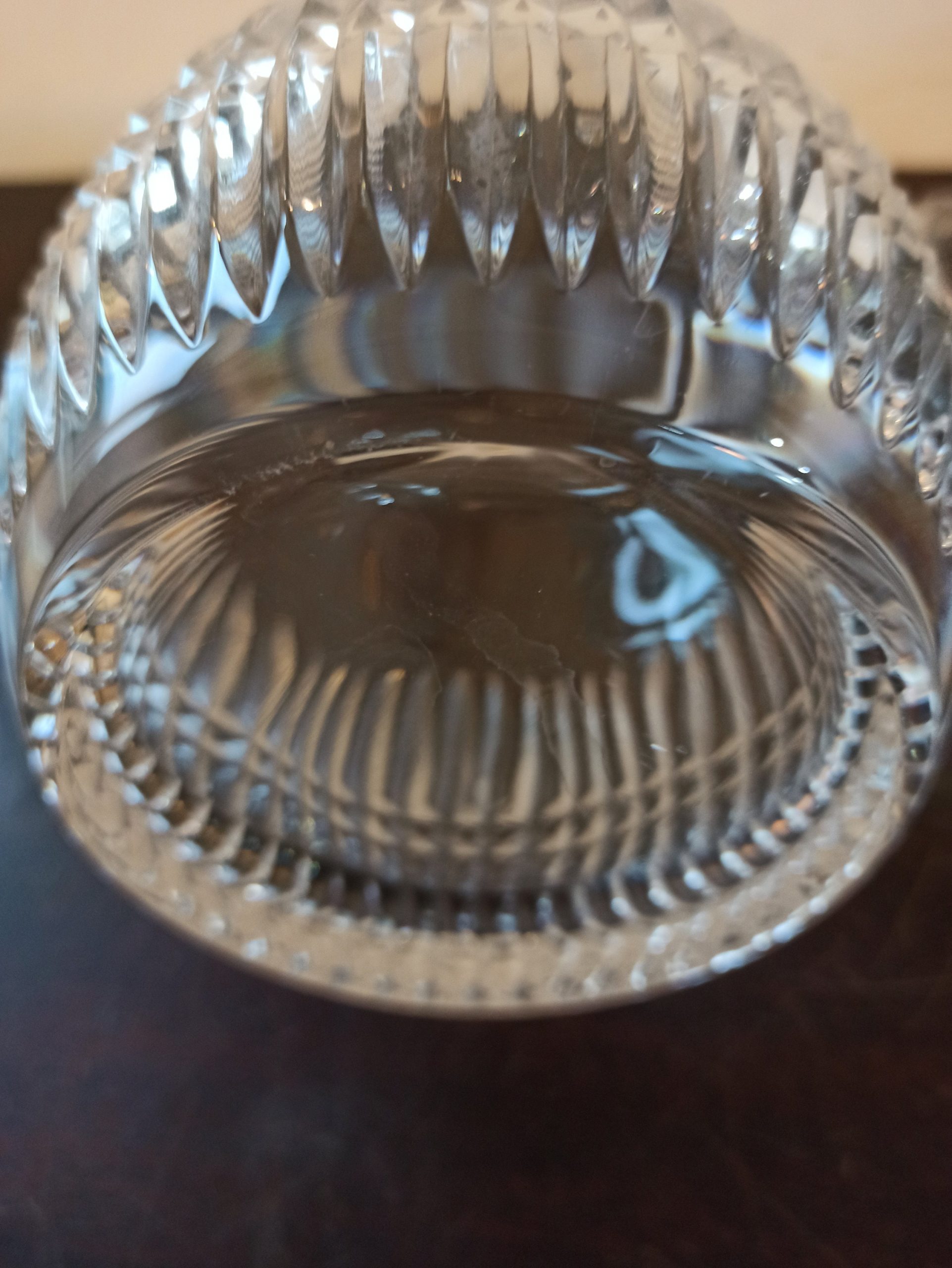 Vintage Tall Glass Decanter With Stopper. Excellent Condition. - Image 8