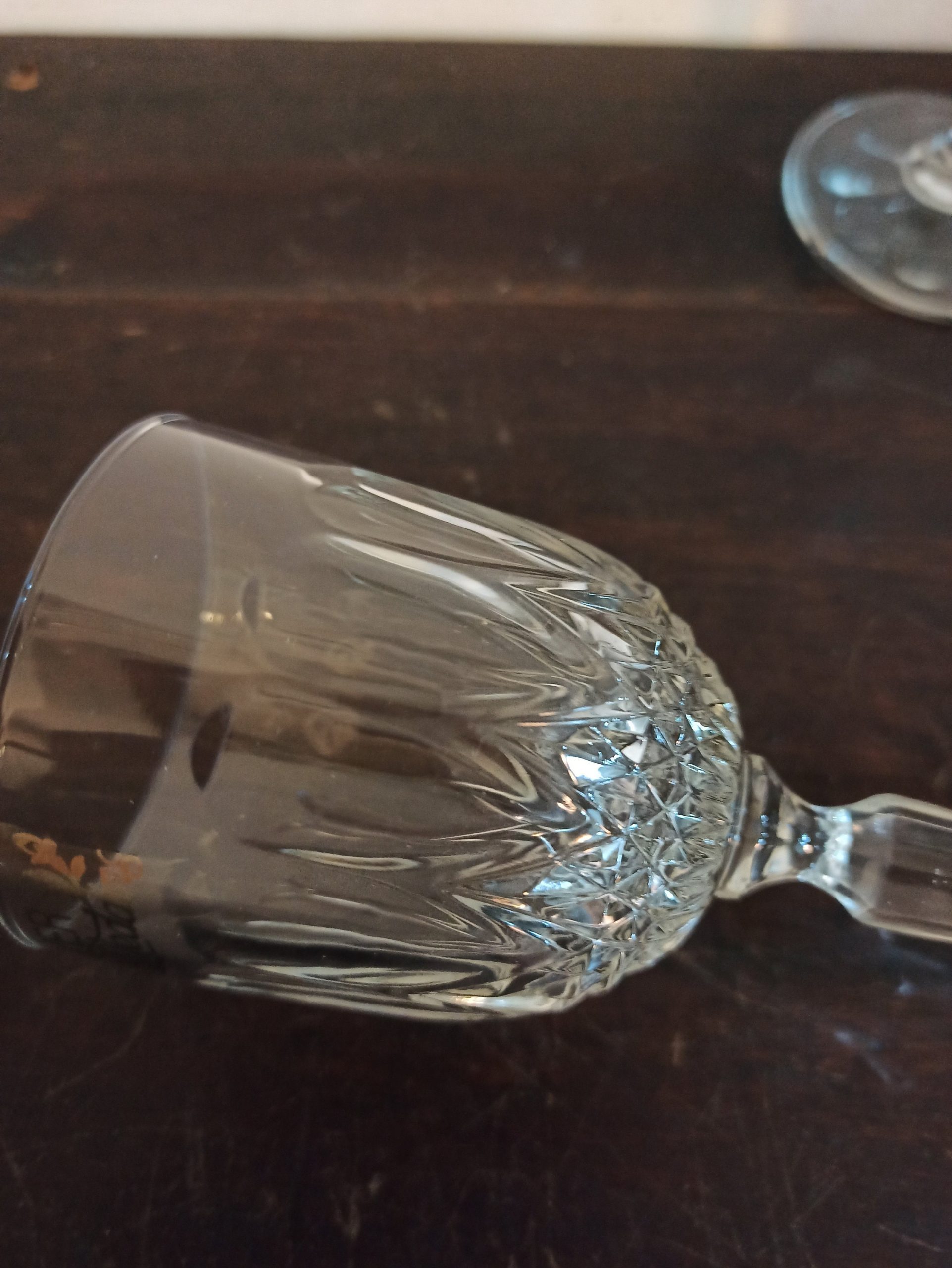 A Pair of Vintage Silver Wedding Sherry Glasses. Very Good Condition. - Image 8