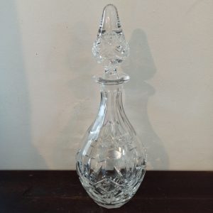Vintage Bohemian Glass Decanter.