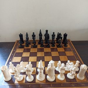 Vintage Chess Set & Pieces. Chess Pieces Boxed.