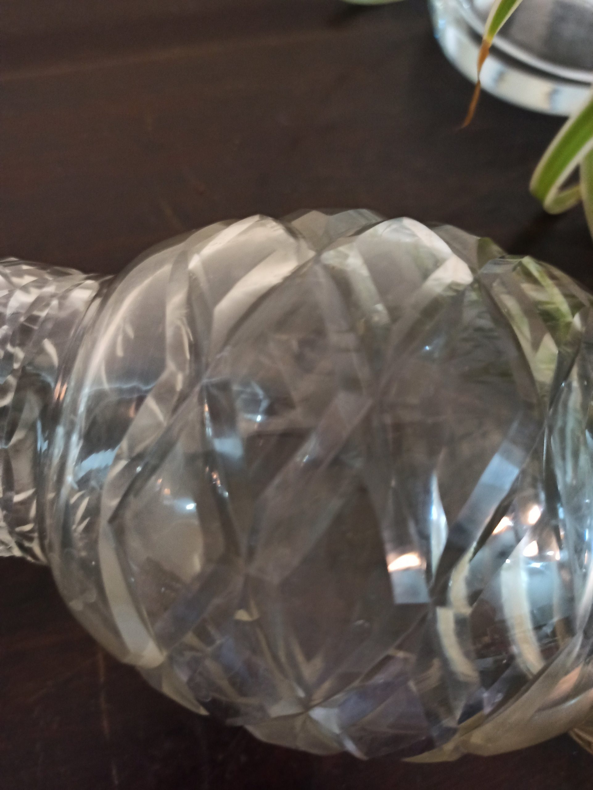 Tall Vintage Glass Clear Vase. Very Good Condition. - Image 8