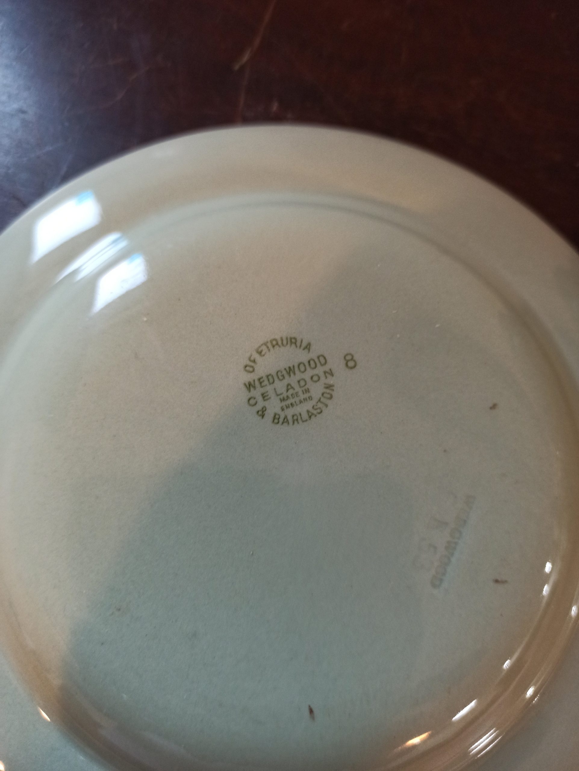 Small Wedgwood Jug And Side Plate. Excellent Condiyion. Barleston. - Image 7
