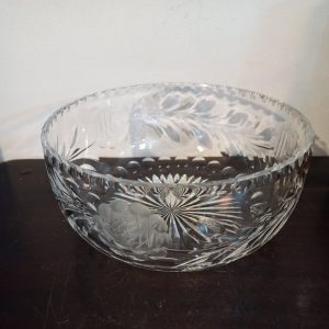 Lead Crystal Fruit Bowl. Excellent Condition.