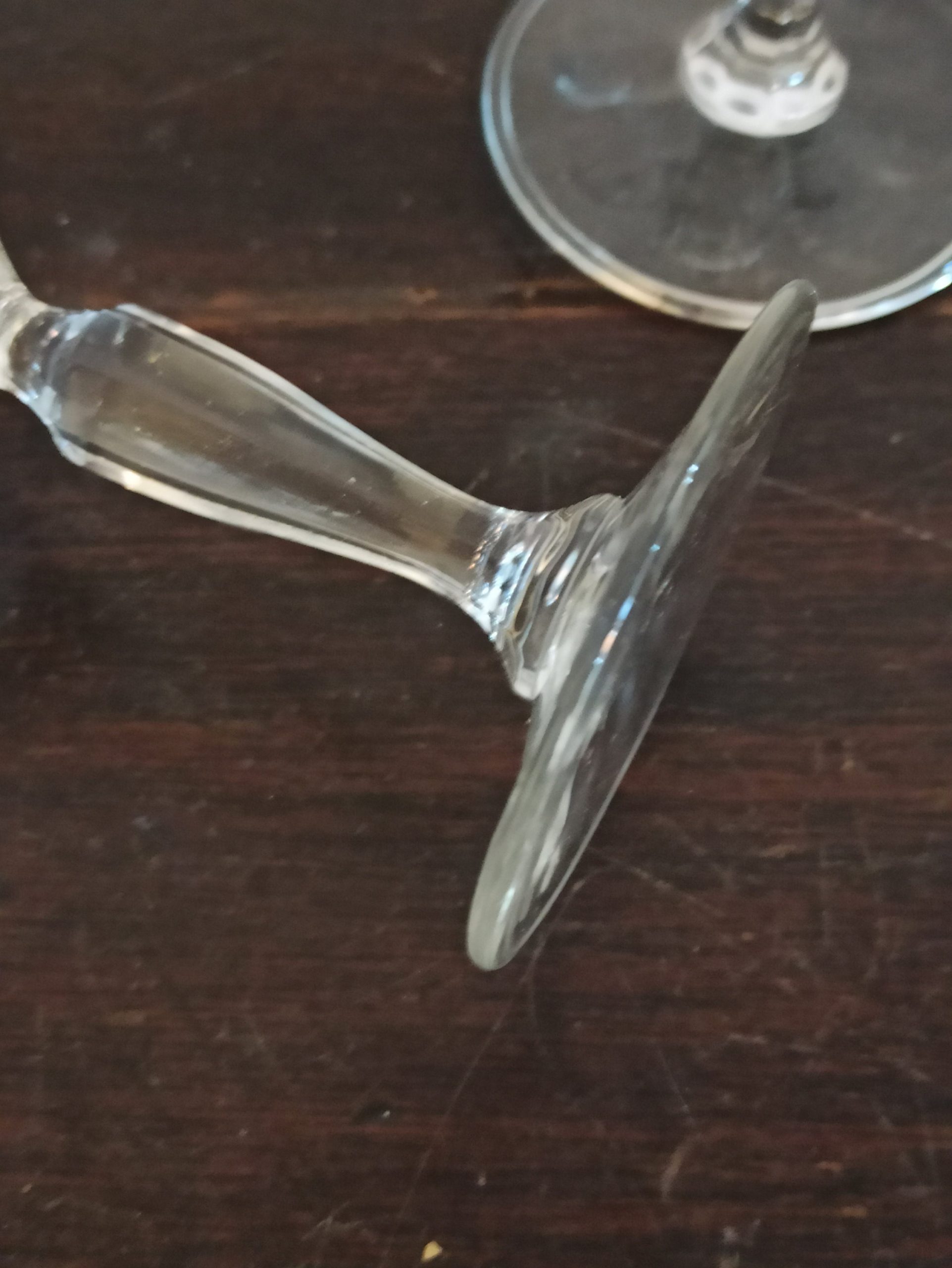 A Pair of Vintage Silver Wedding Sherry Glasses. Very Good Condition. - Image 7