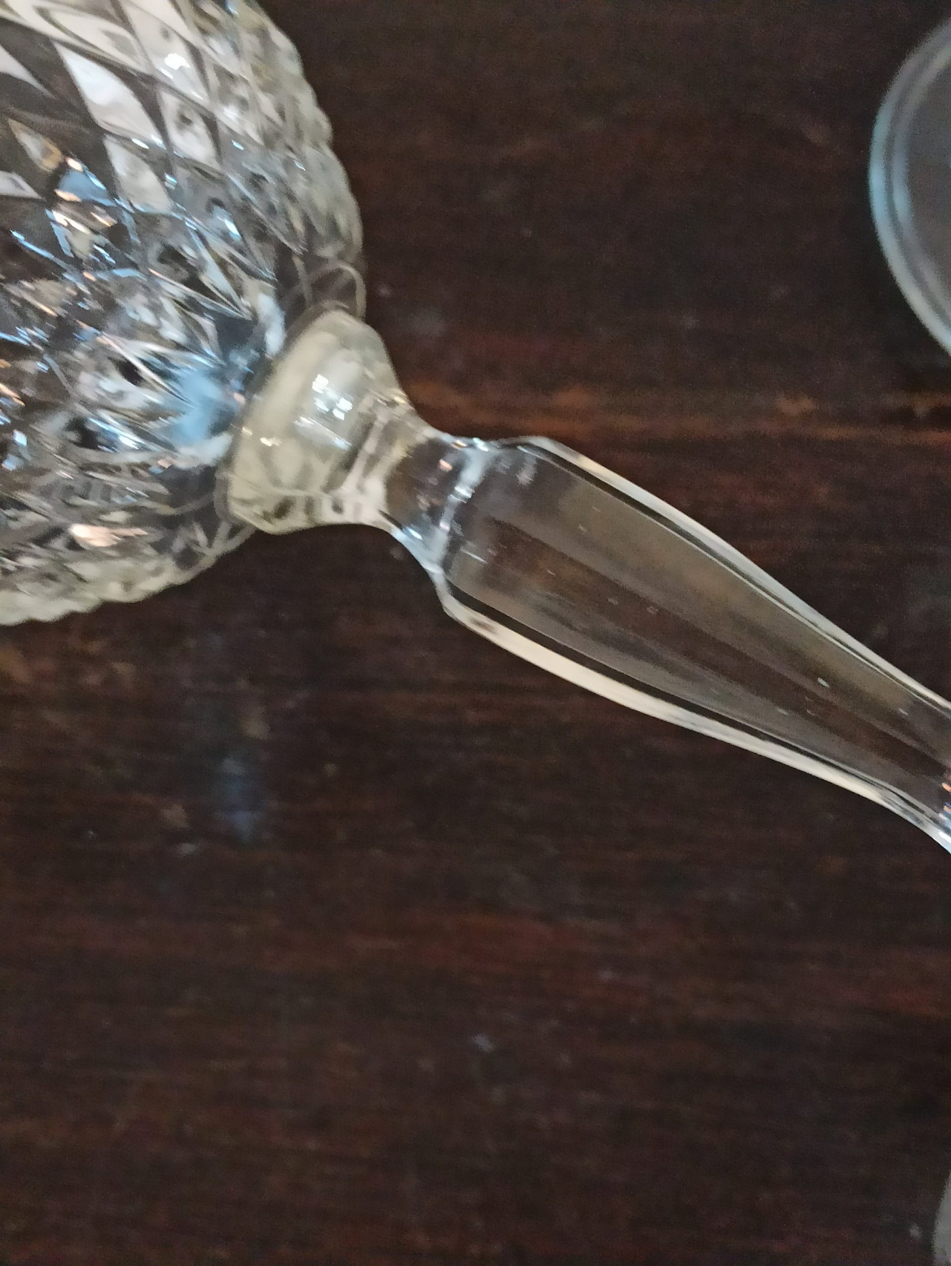 A Pair of Vintage Silver Wedding Sherry Glasses. Very Good Condition. - Image 6
