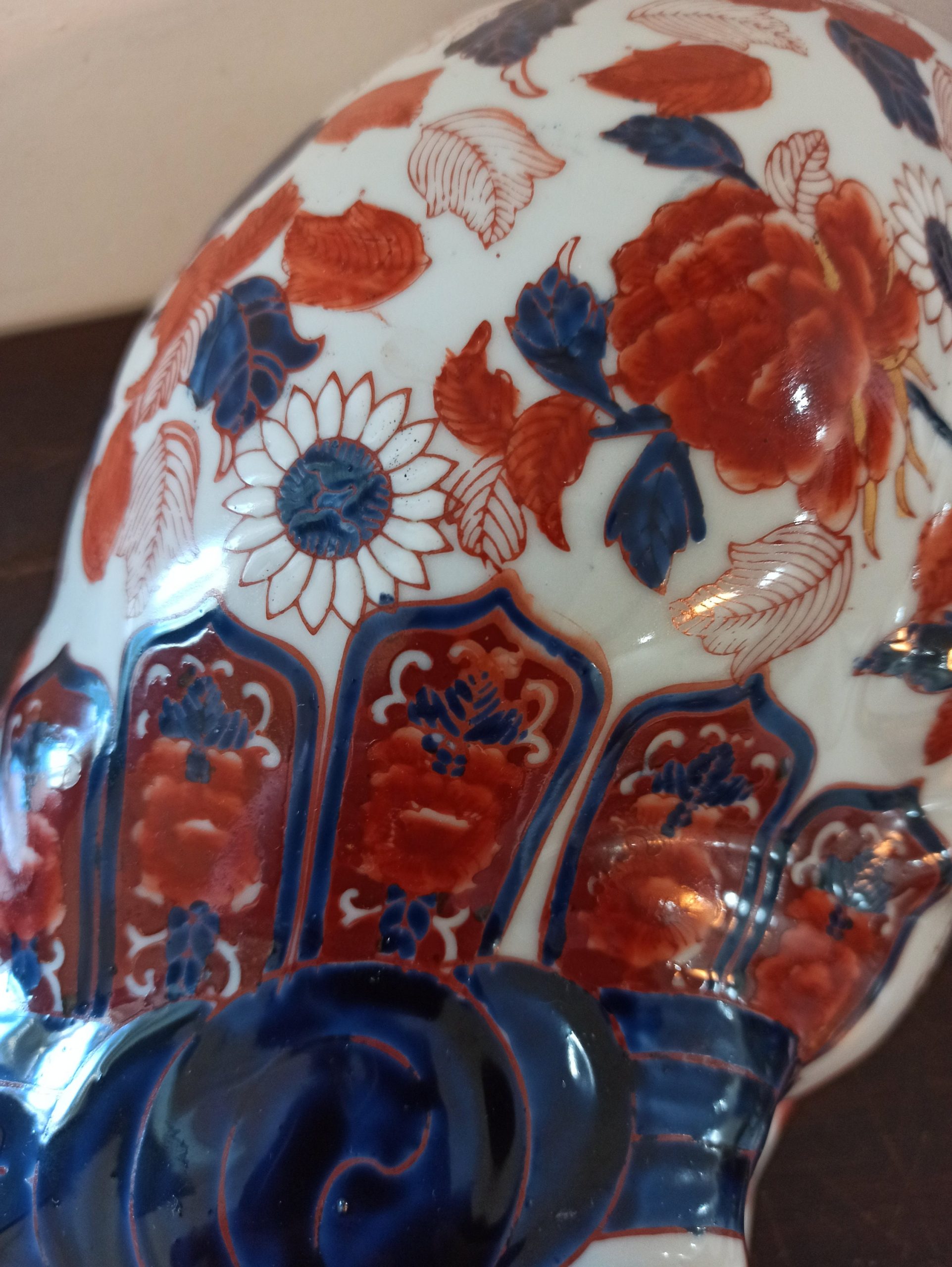 Vintage Imari Cat Figurine. Early 20th Centuary. Hand Painted. Very Good Condition. - Image 4