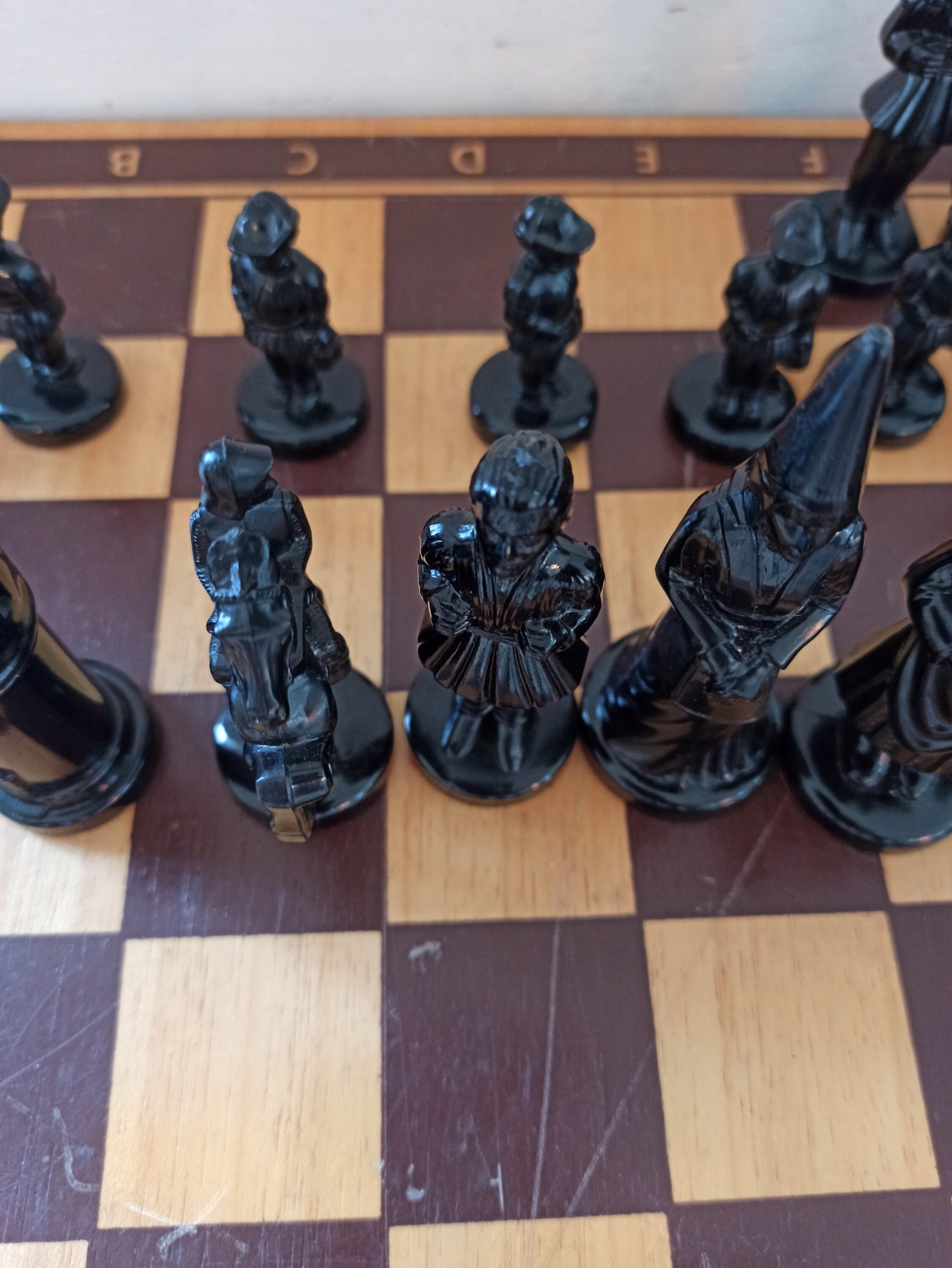 Vintage Chess Set & Pieces. Chess Pieces Boxed. - Image 4