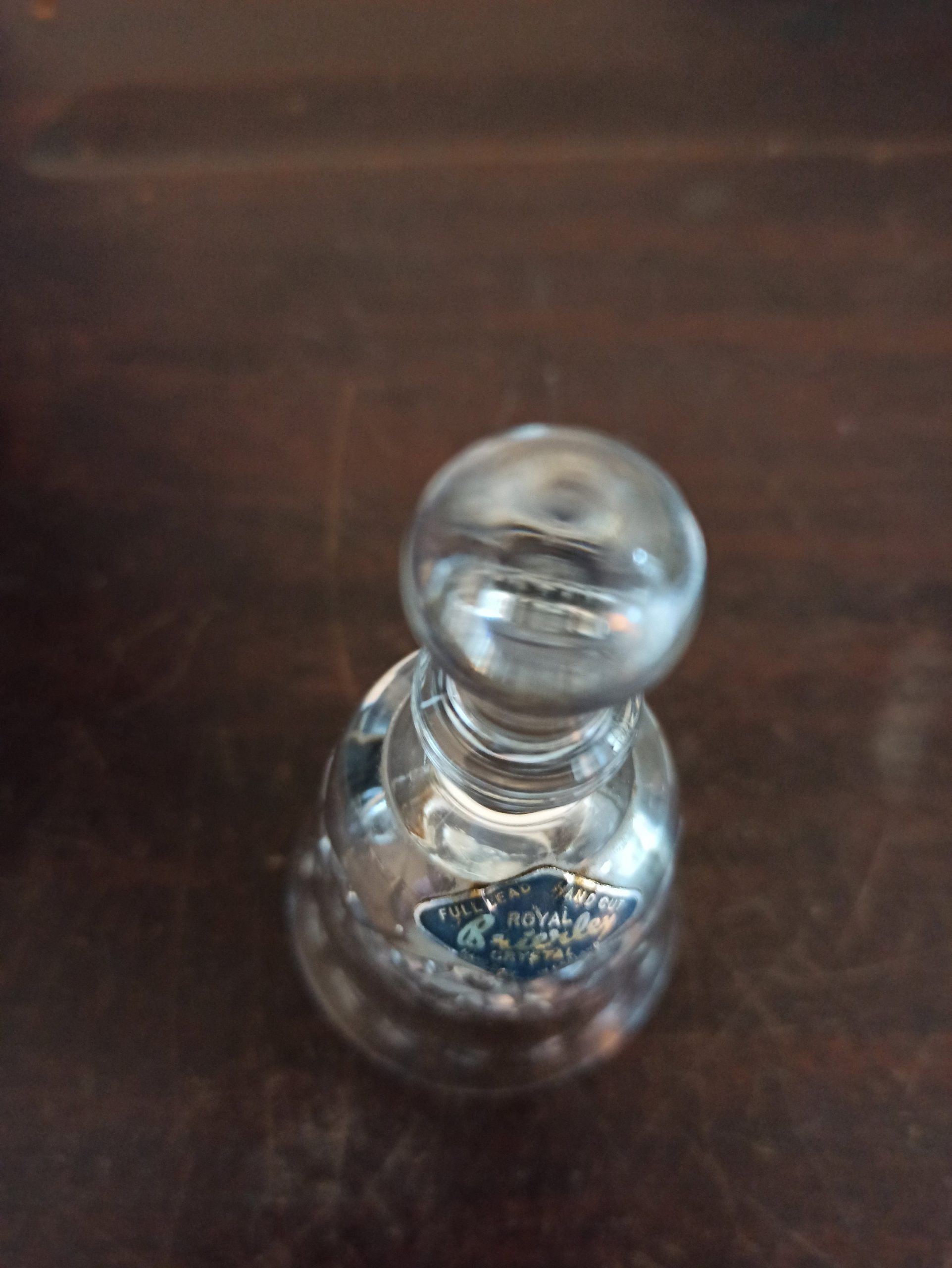 Royal Brierley Crystal Ornamental Bell. Excellent Condition. - Image 3