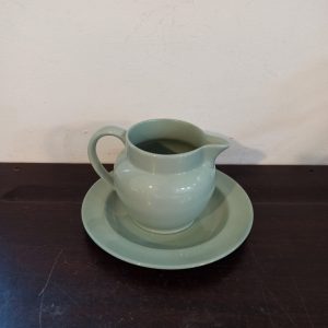 Small Wedgwood Jug And Side Plate. Excellent Condiyion. Barleston.