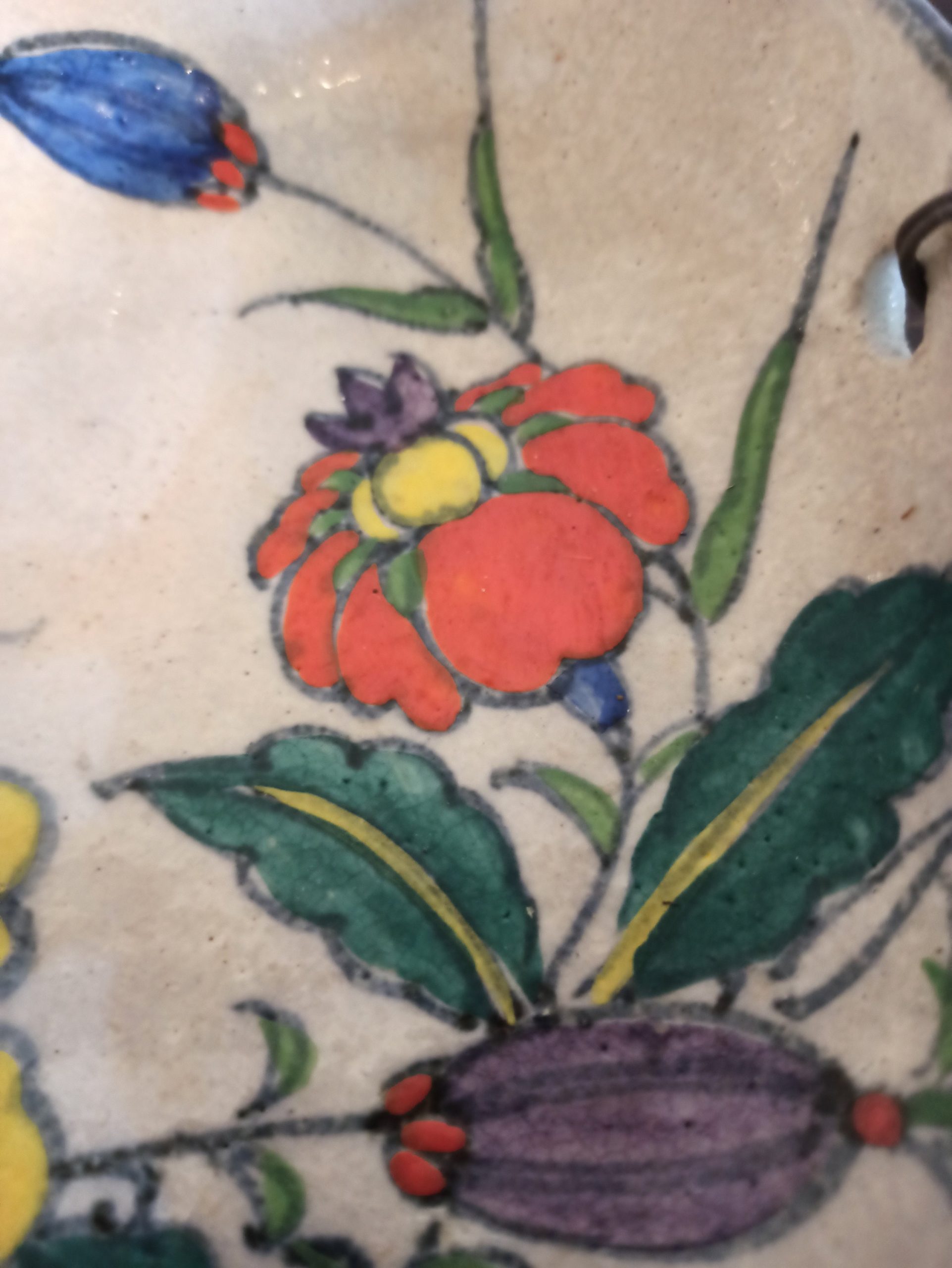 Antique Chinese or Japanese Bon Bon Dish With Handle / Ornamental Flower Basket. Very Good Condition For Age. Possibly Early 1800s. - Image 3