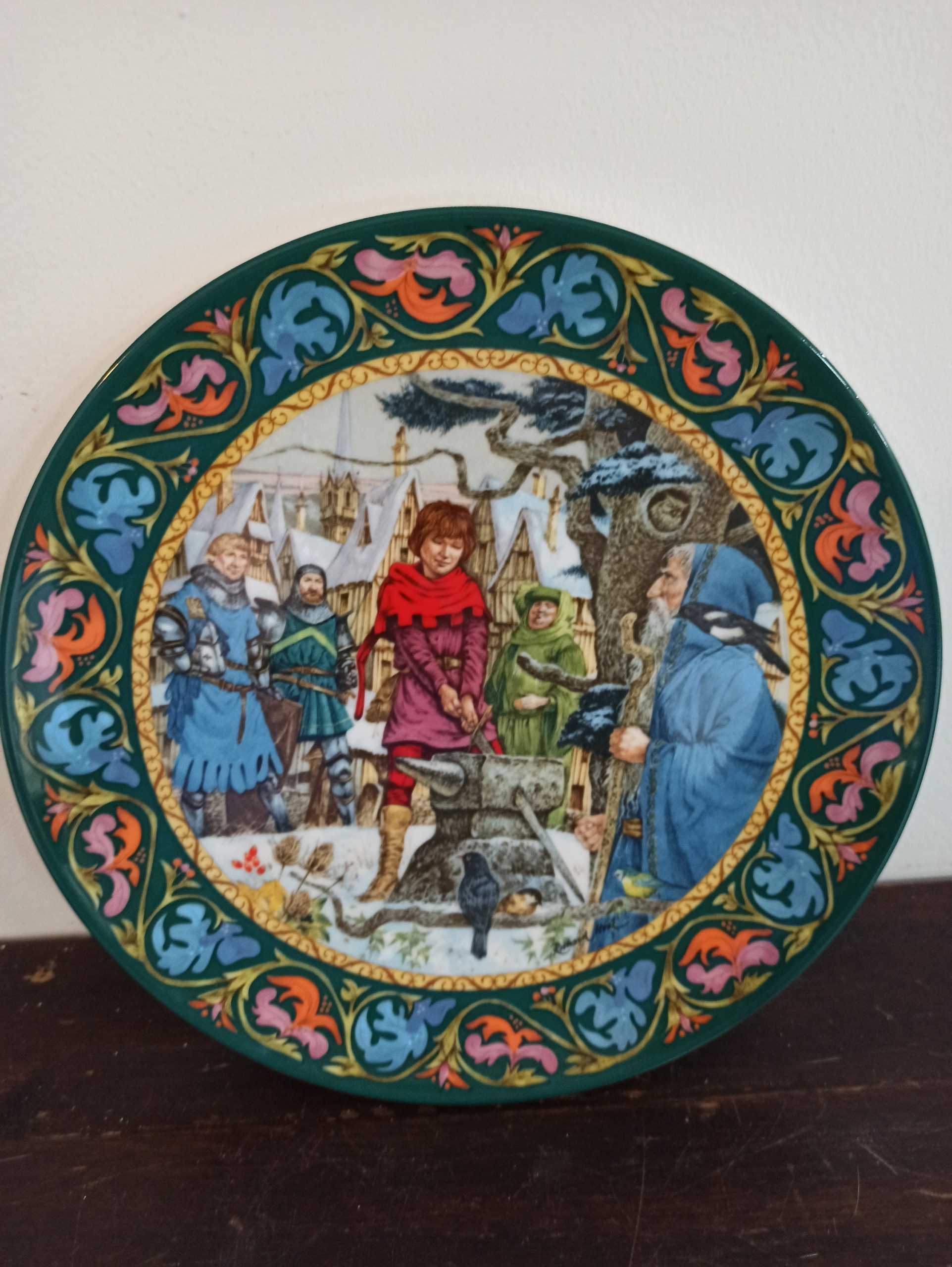 Wedgwood King Arthur Collectable Plates. Excellent Condition.
