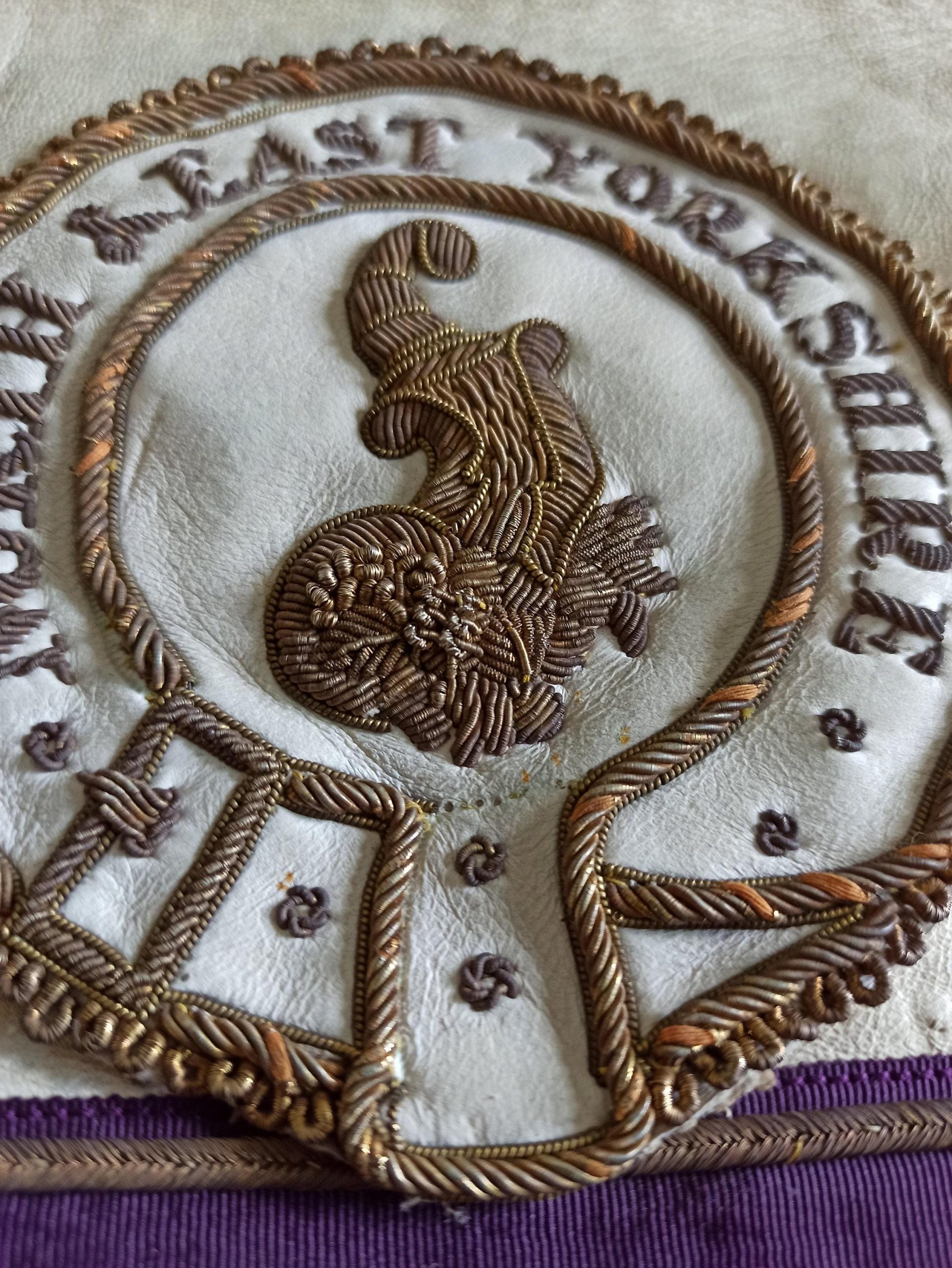 Vintage Masonic Apron. - Image 6