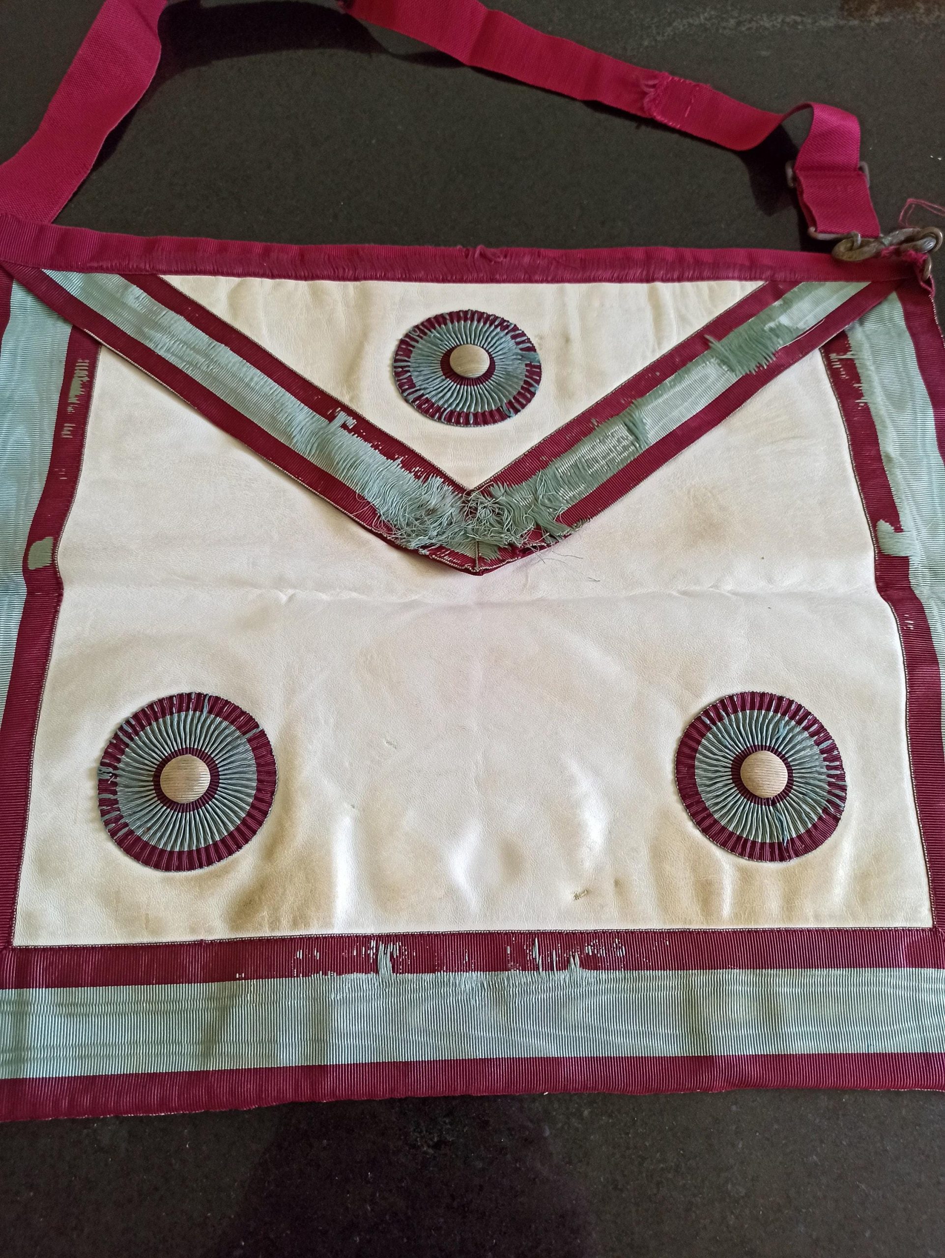 Vintage Masonic Apron. - Image 8