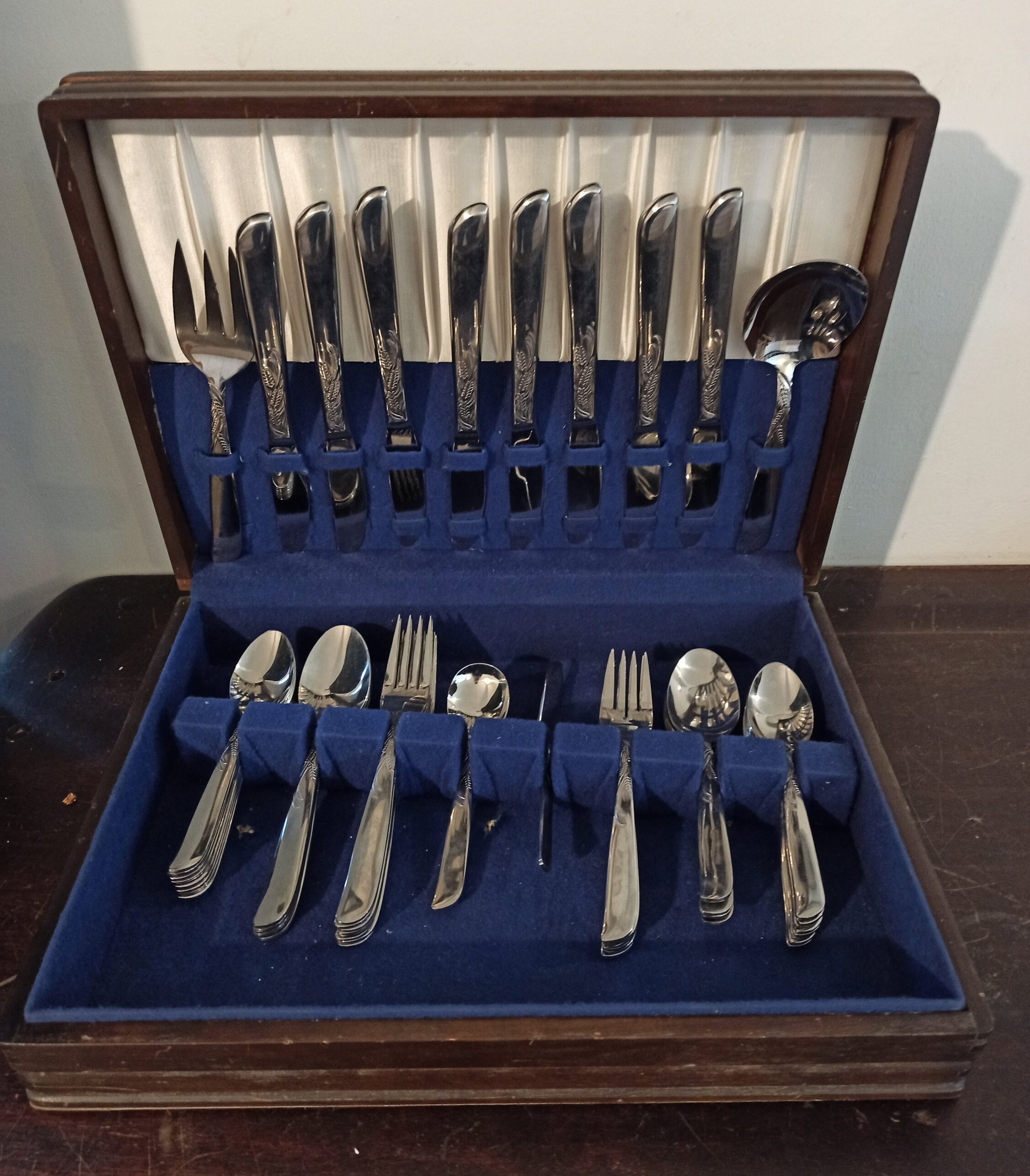Vintage Cutlery Set. Boxed. N.S.CO. Stainless. Made in Japan.