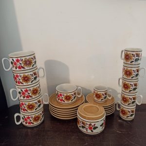 Vintage Tognana Coffee and Tea Sets. Excellent Condition. Floral.