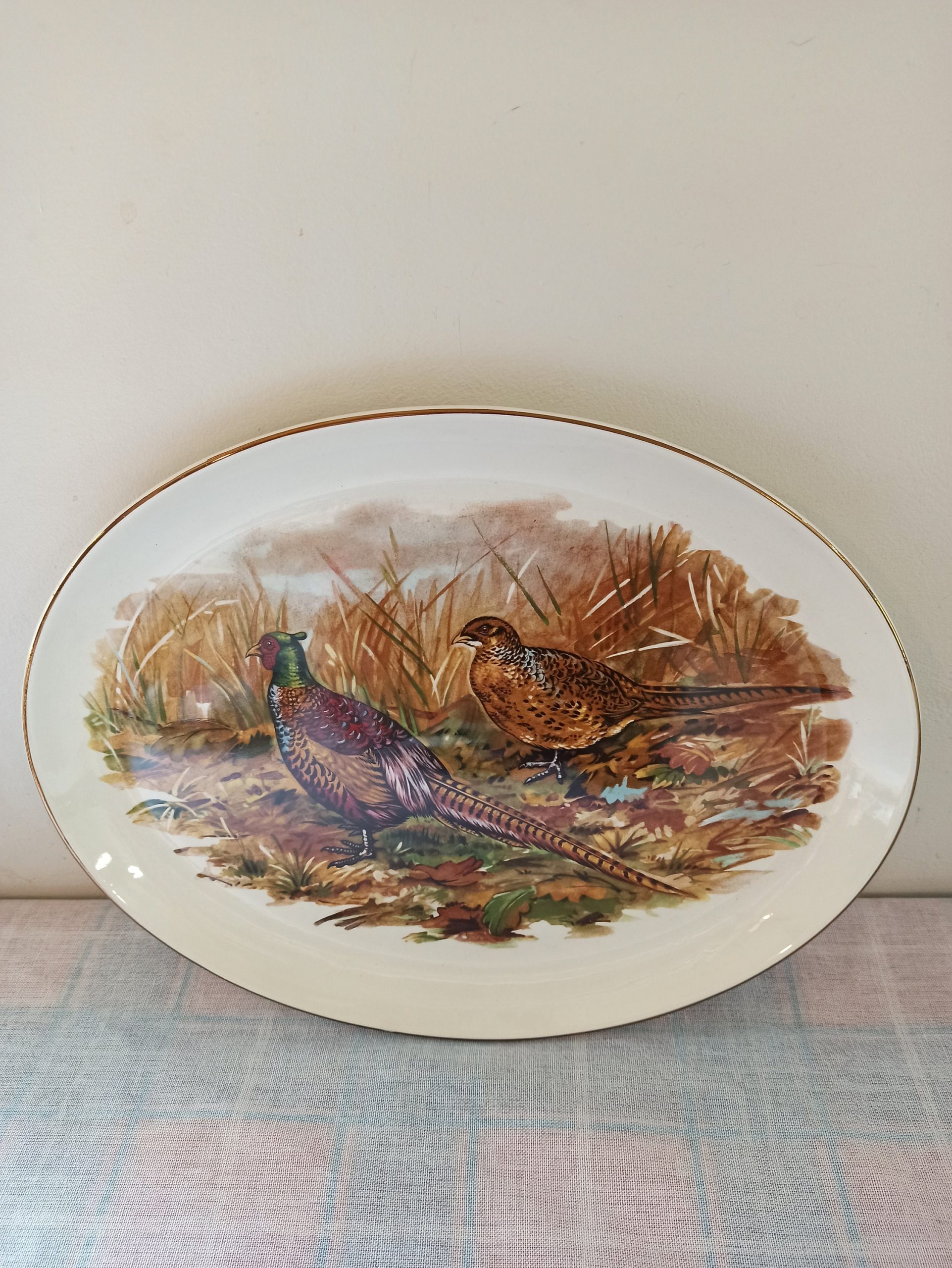 Vintage Royal Falcon, Ironstone, Decorative Oval Plate. Pattern 2 - 83. Very Good Condition. - Image 2