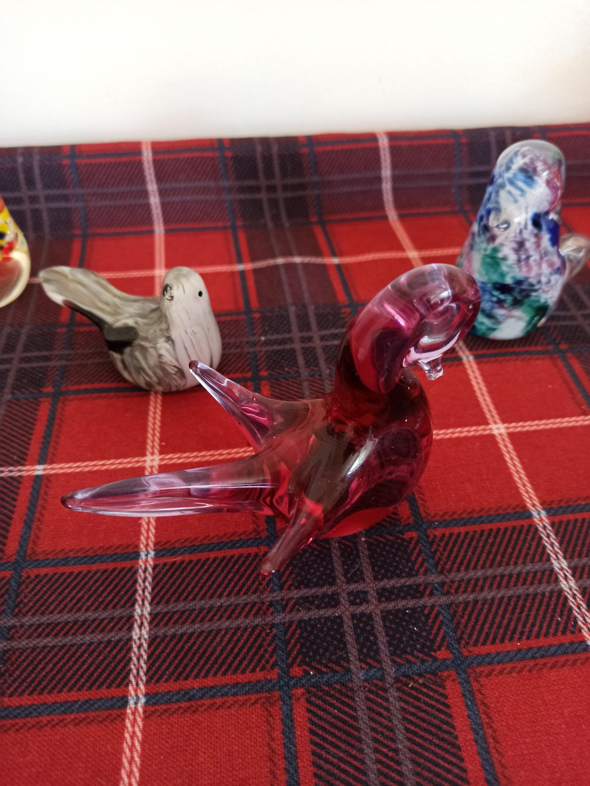 Set of 4 Glass Bird Ornaments. All In Very Good Condition. - Image 6