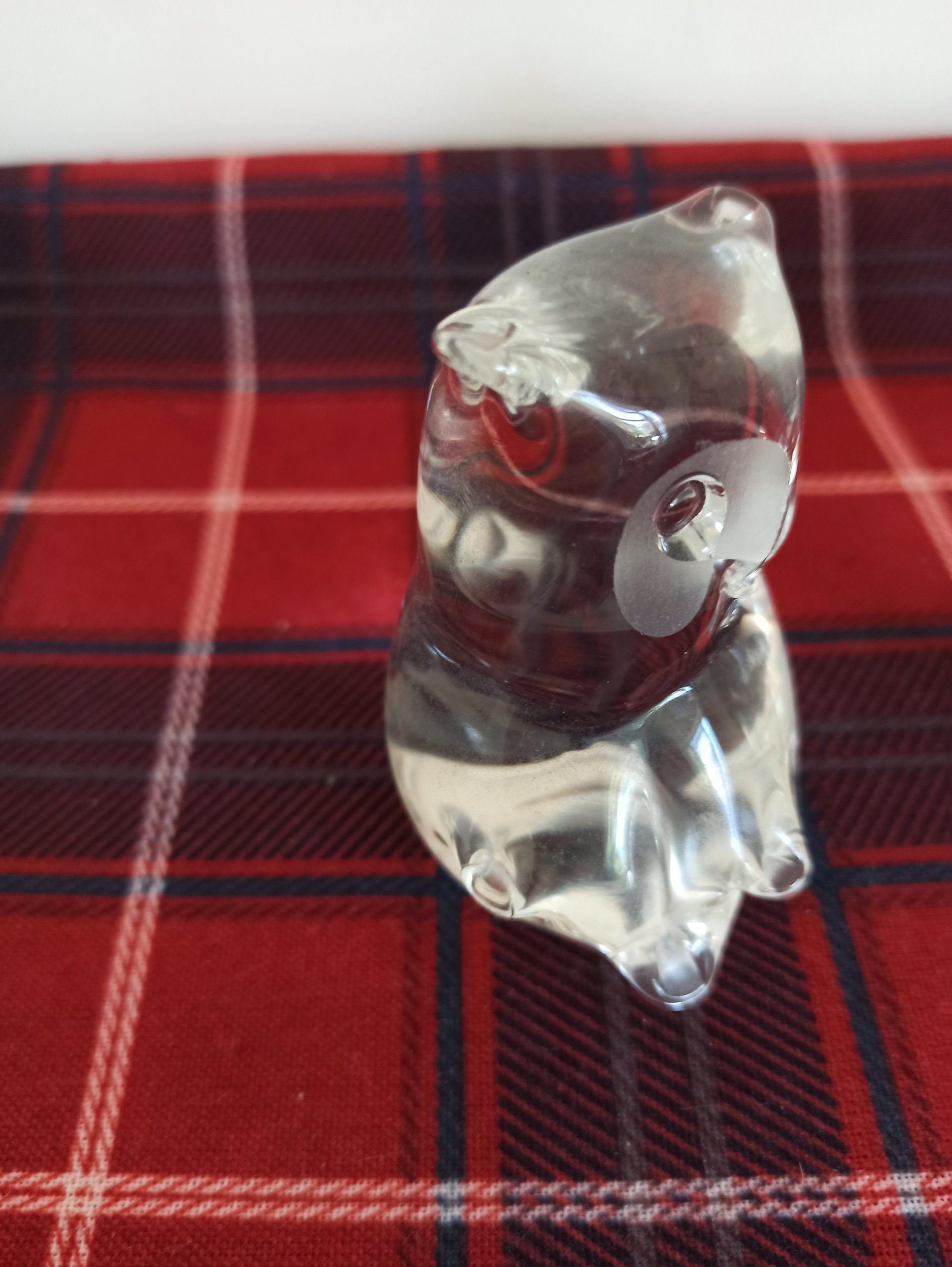 Glass Swan And Glass Owl Ornaments. Very Good Condition. - Image 4
