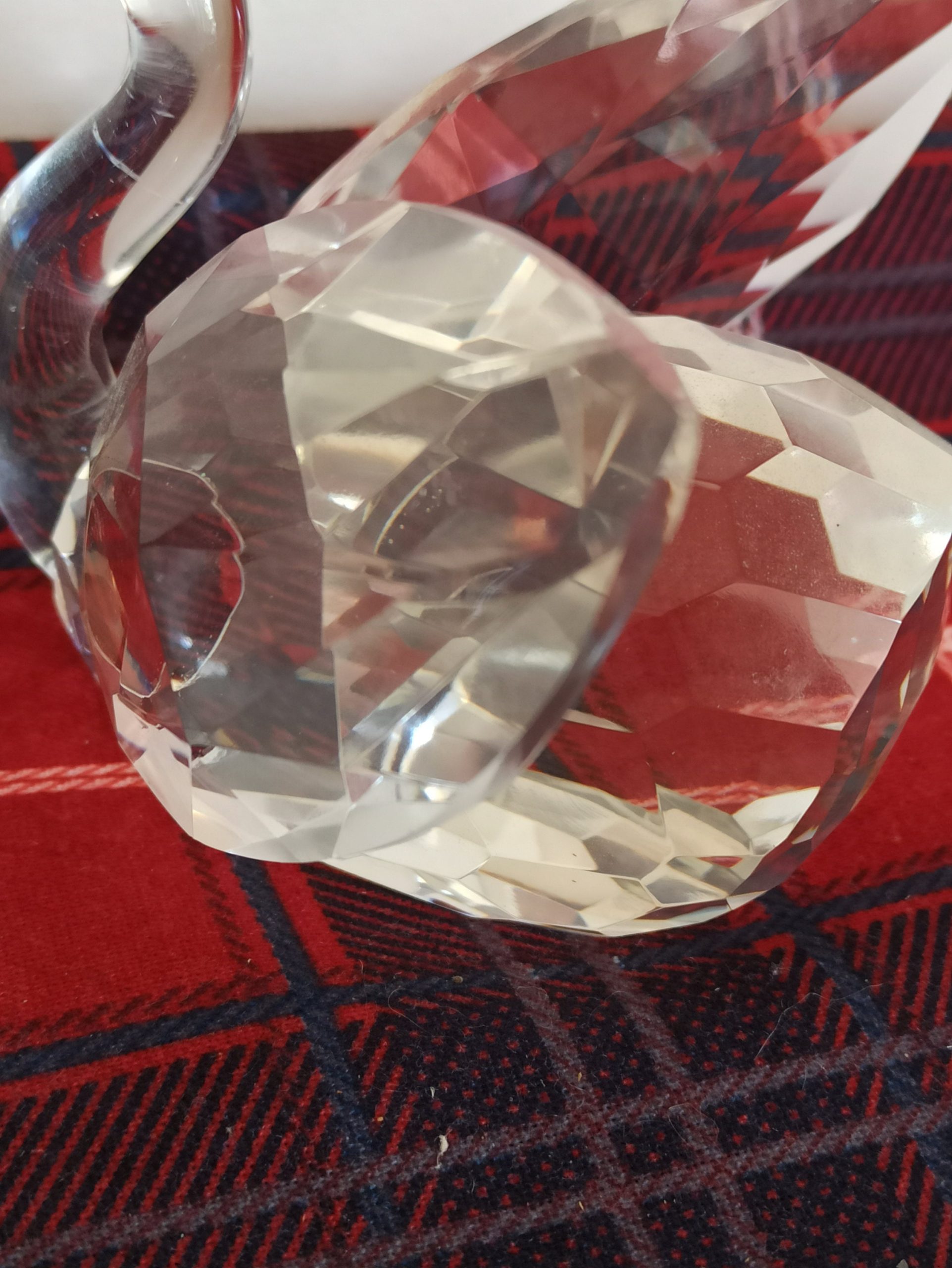 Glass Swan And Glass Owl Ornaments. Very Good Condition. - Image 9