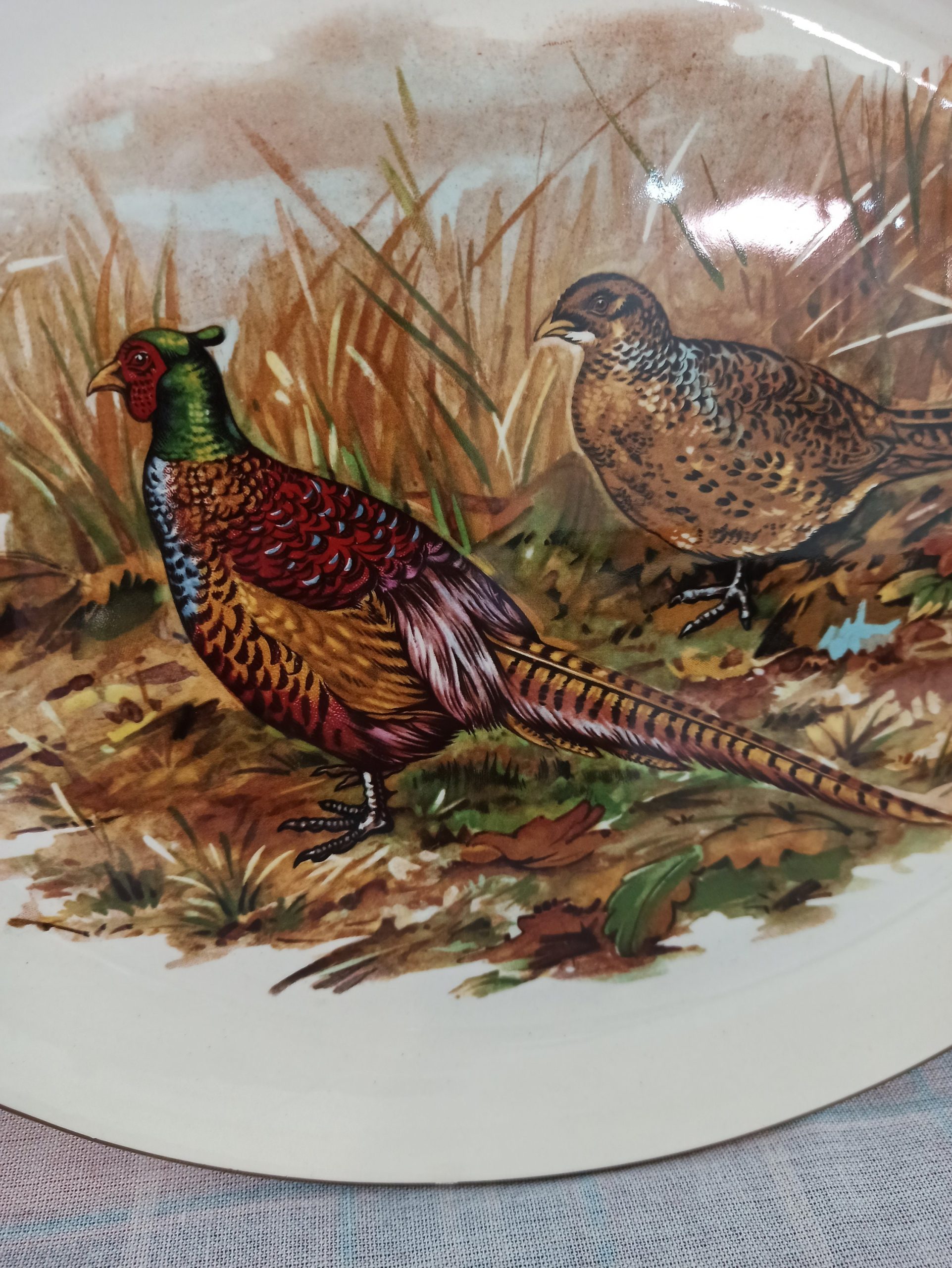 Vintage Royal Falcon, Ironstone, Decorative Oval Plate. Pattern 2 - 83. Very Good Condition. - Image 3