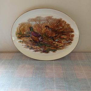 Vintage Royal Falcon, Ironstone, Decorative Oval Plate. Pattern 2 - 83. Very Good Condition.