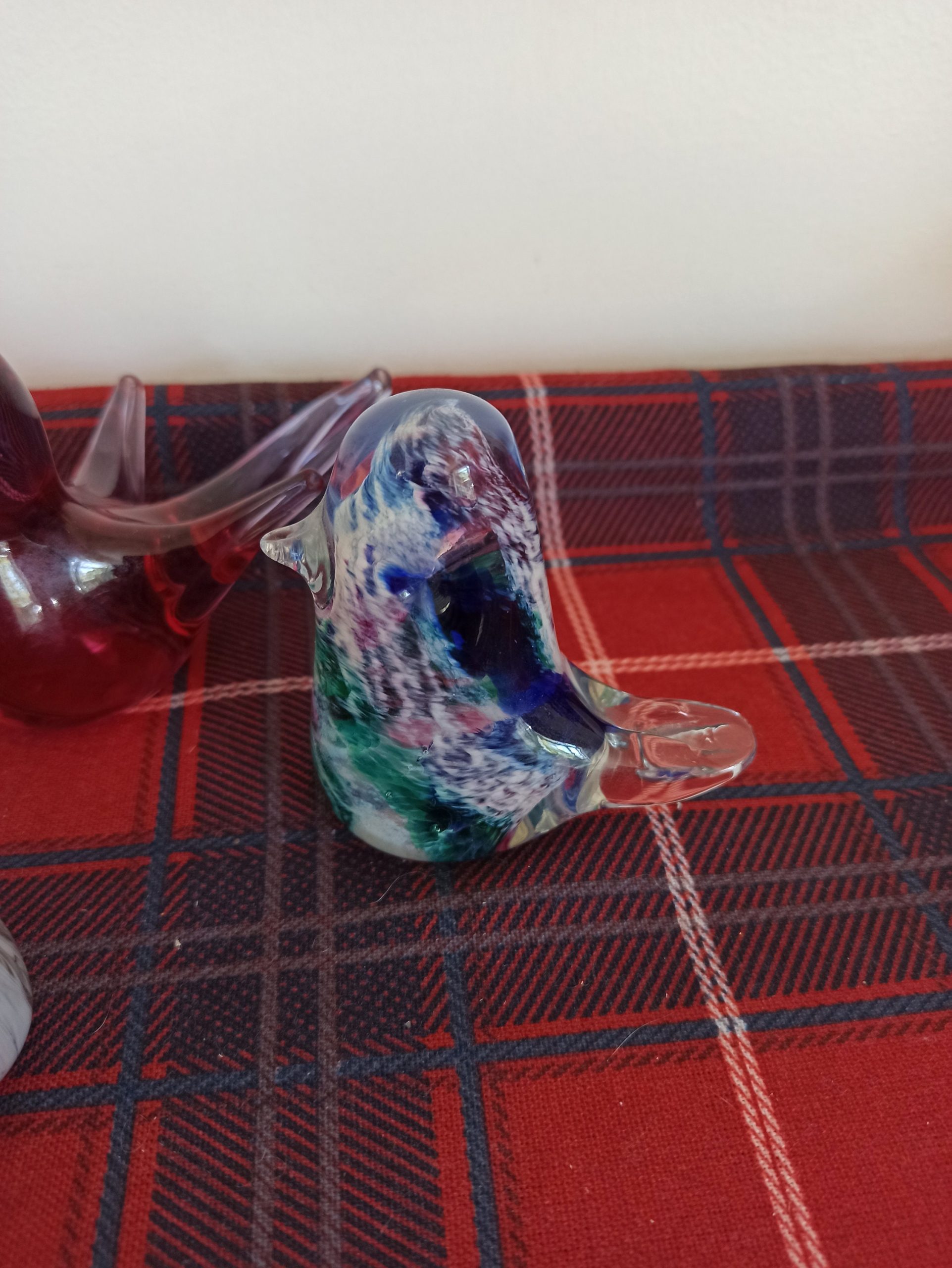 Set of 4 Glass Bird Ornaments. All In Very Good Condition. - Image 4