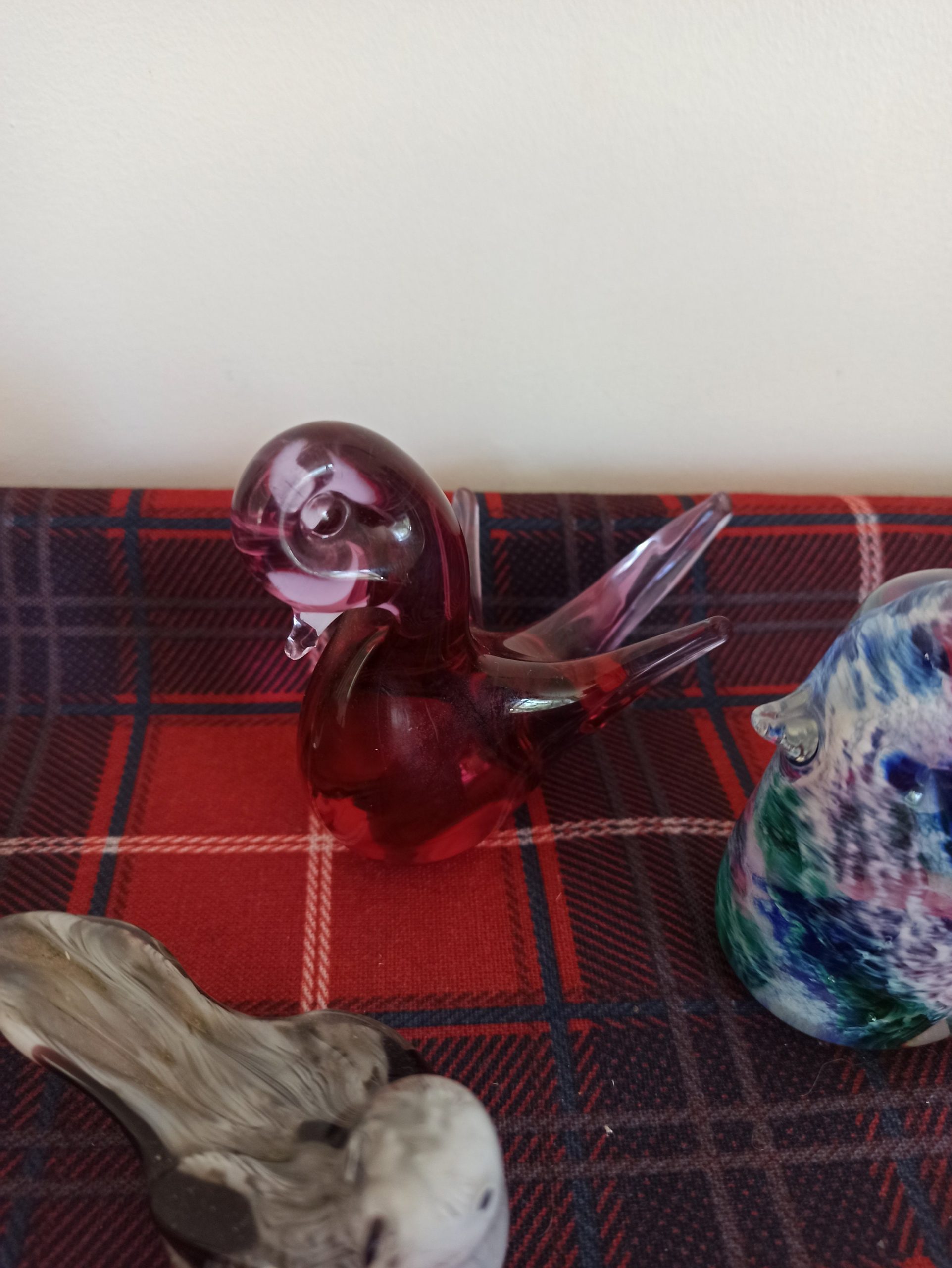 Set of 4 Glass Bird Ornaments. All In Very Good Condition. - Image 5