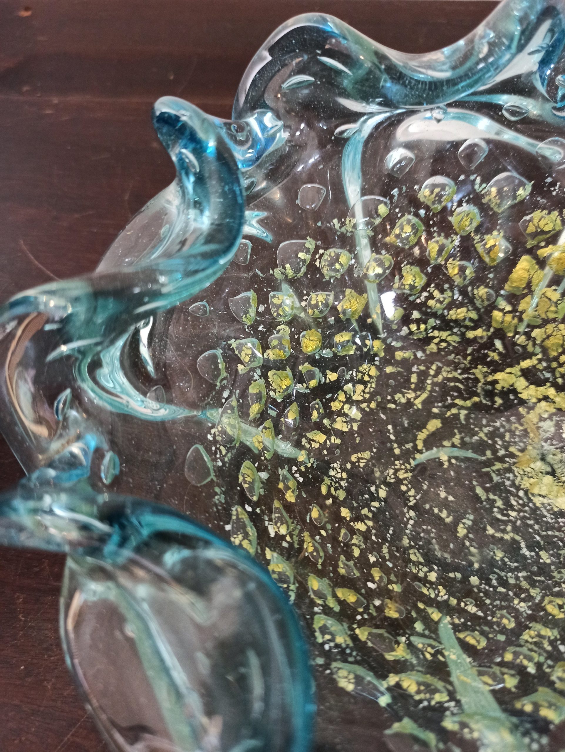 Vintage Decorative Glass Dish / Bowl. Very Good Condition. Quite Heavy. - Image 7