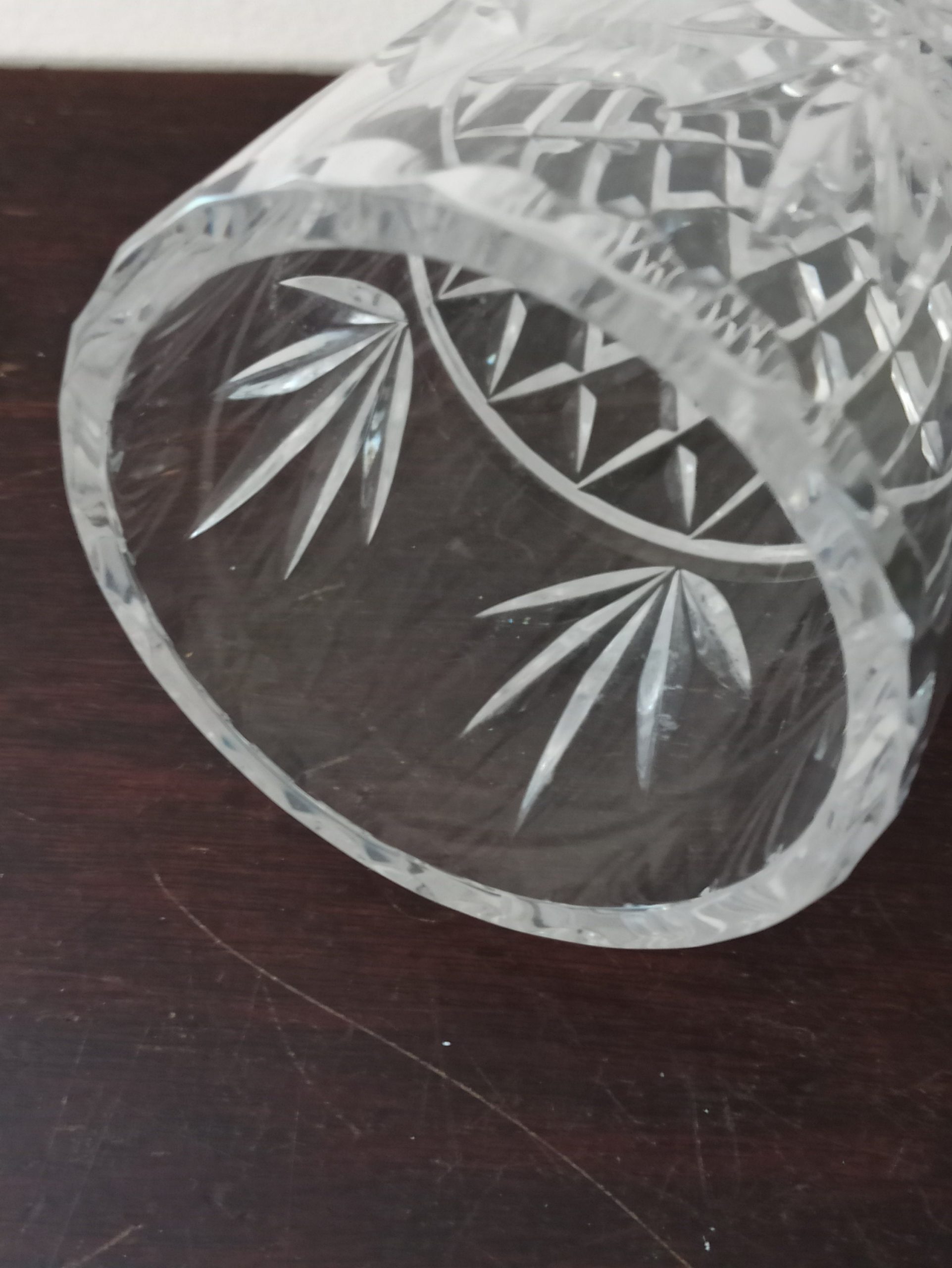 Vintage Lead Crystal Cut Vase. Excellent Condition. - Image 6