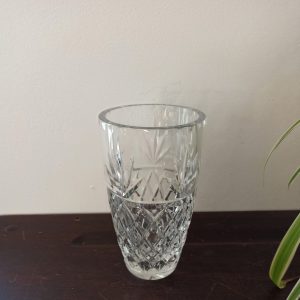 Vintage Lead Crystal Cut Vase. Excellent Condition.