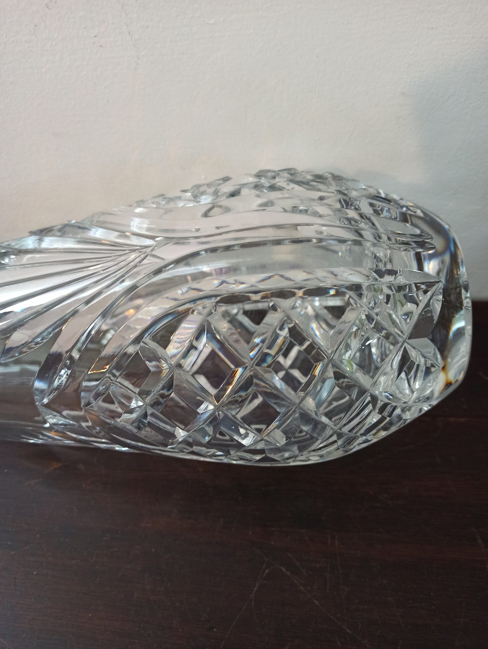 Stunning Crystal Vase. Deep Cut. Excellent Condition. Vintage. - Image 10