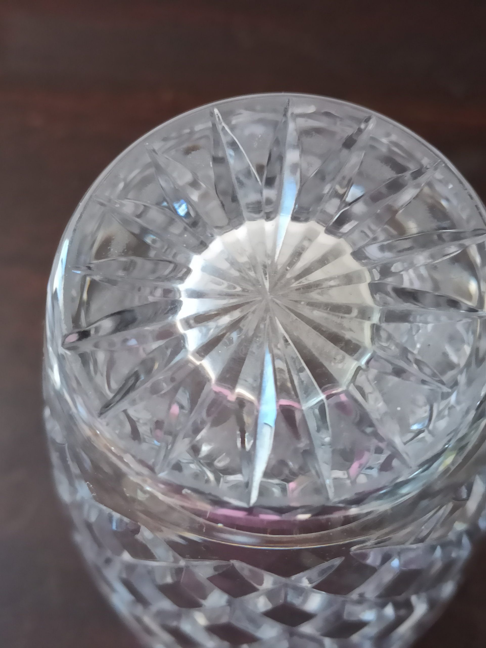 Vintage Lead Crystal Cut Vase. Excellent Condition. - Image 9